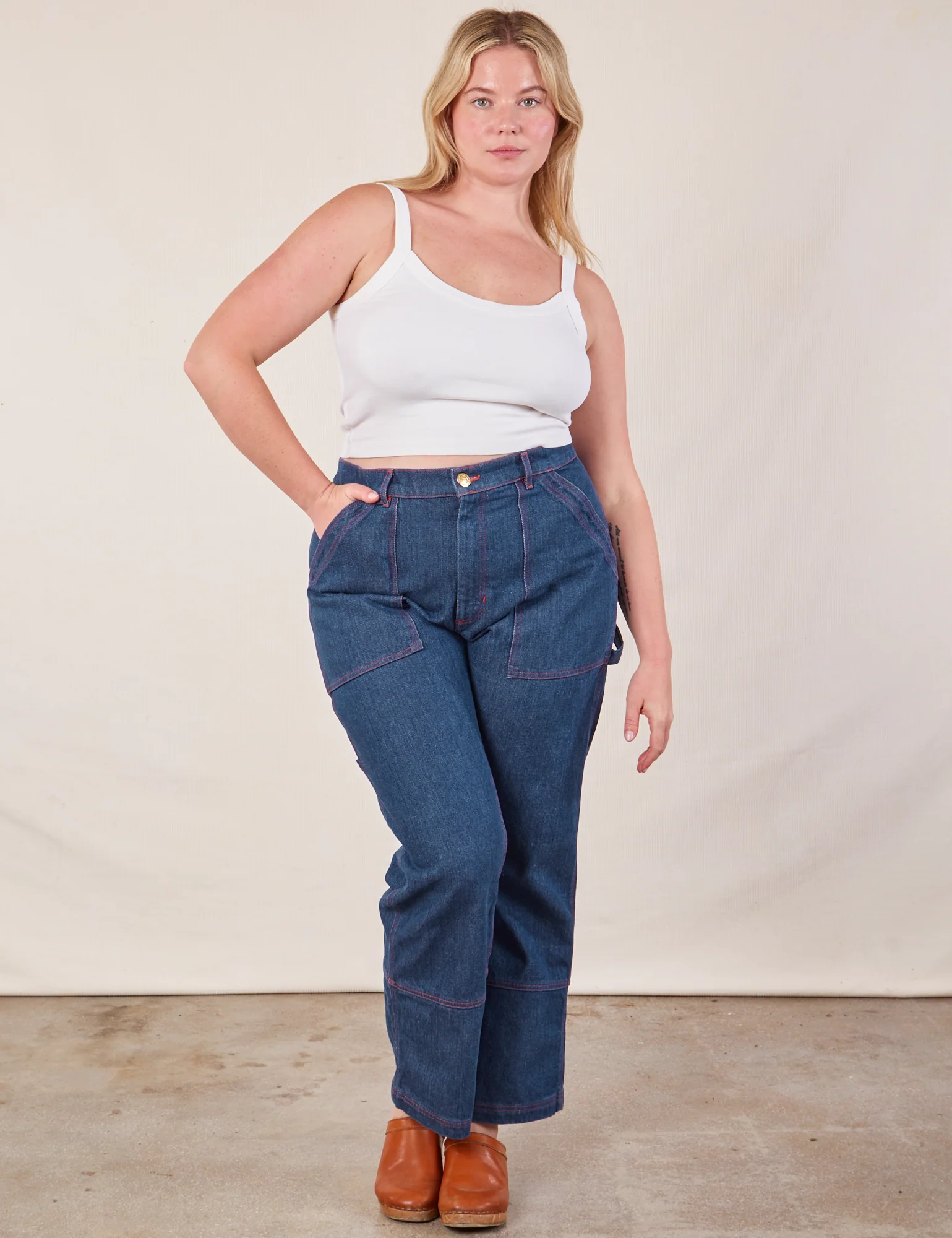 Cropped Cami - Vintage Tee White *FINAL SALE* - Image 21