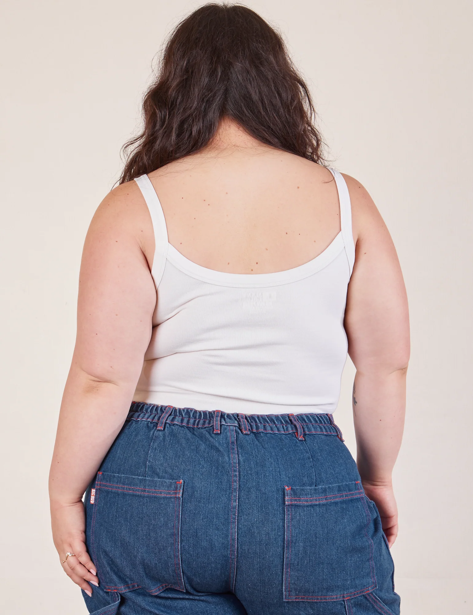Cropped Cami - Vintage Tee White *FINAL SALE* - Image 6