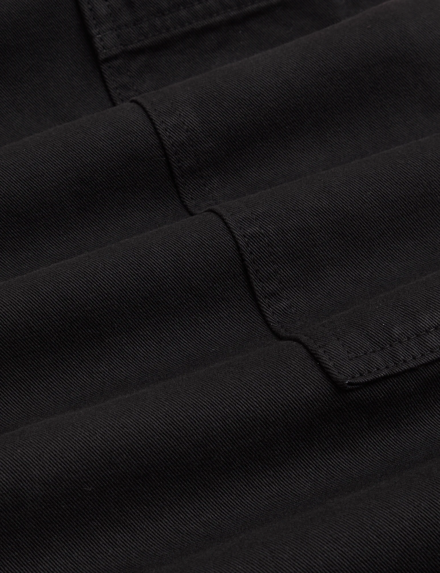 Drop Pocket Cargo Pants - Basic Black - Image 2