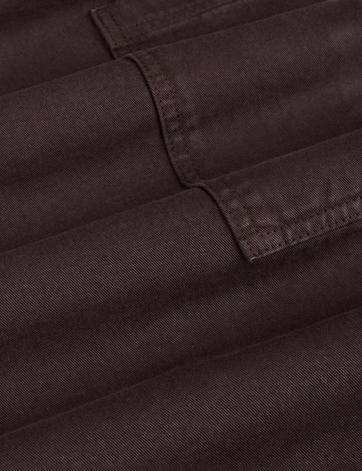 Drop Pocket Cargo Pants - Espresso Brown - Image 2