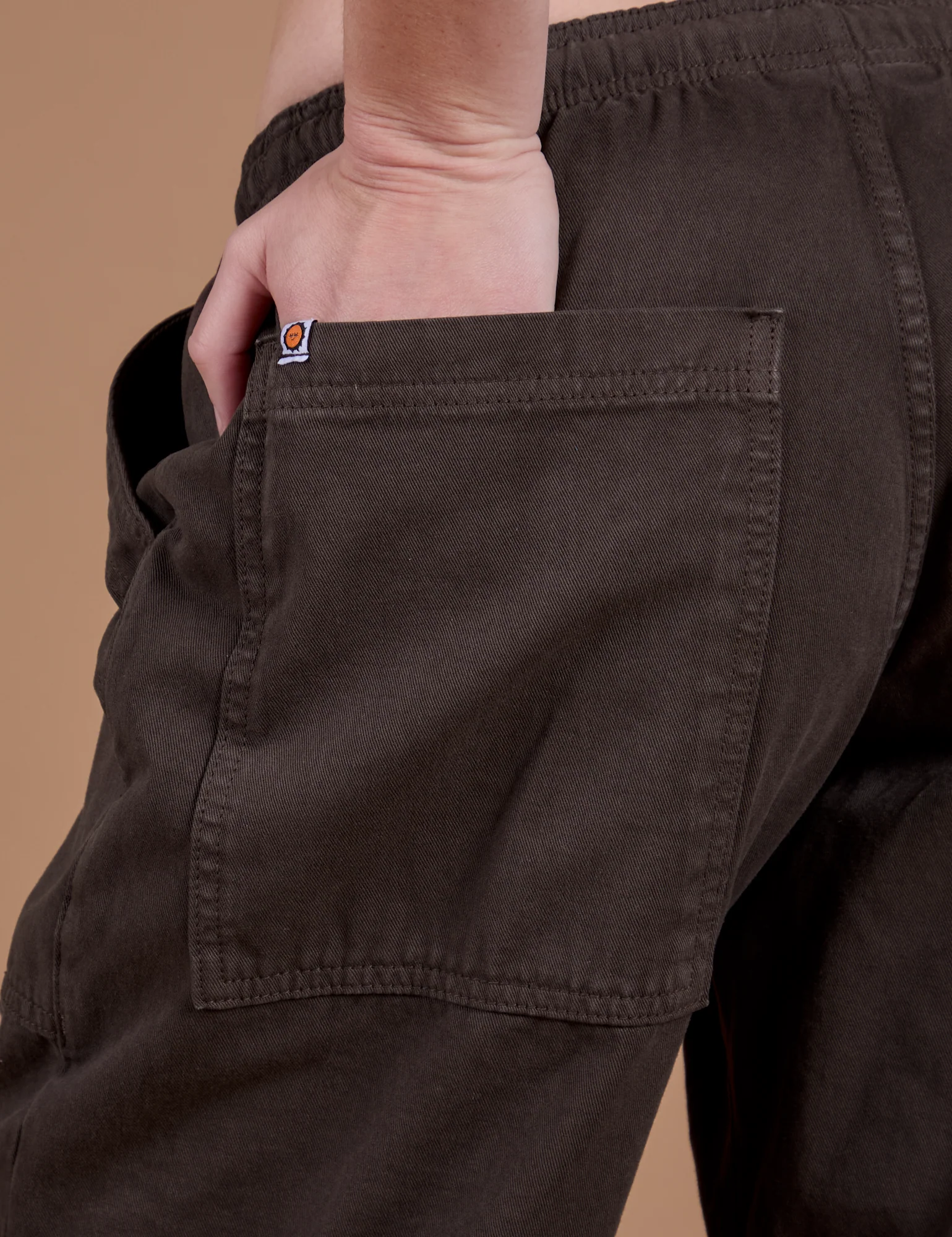 Drop Pocket Cargo Pants - Espresso Brown - Image 9