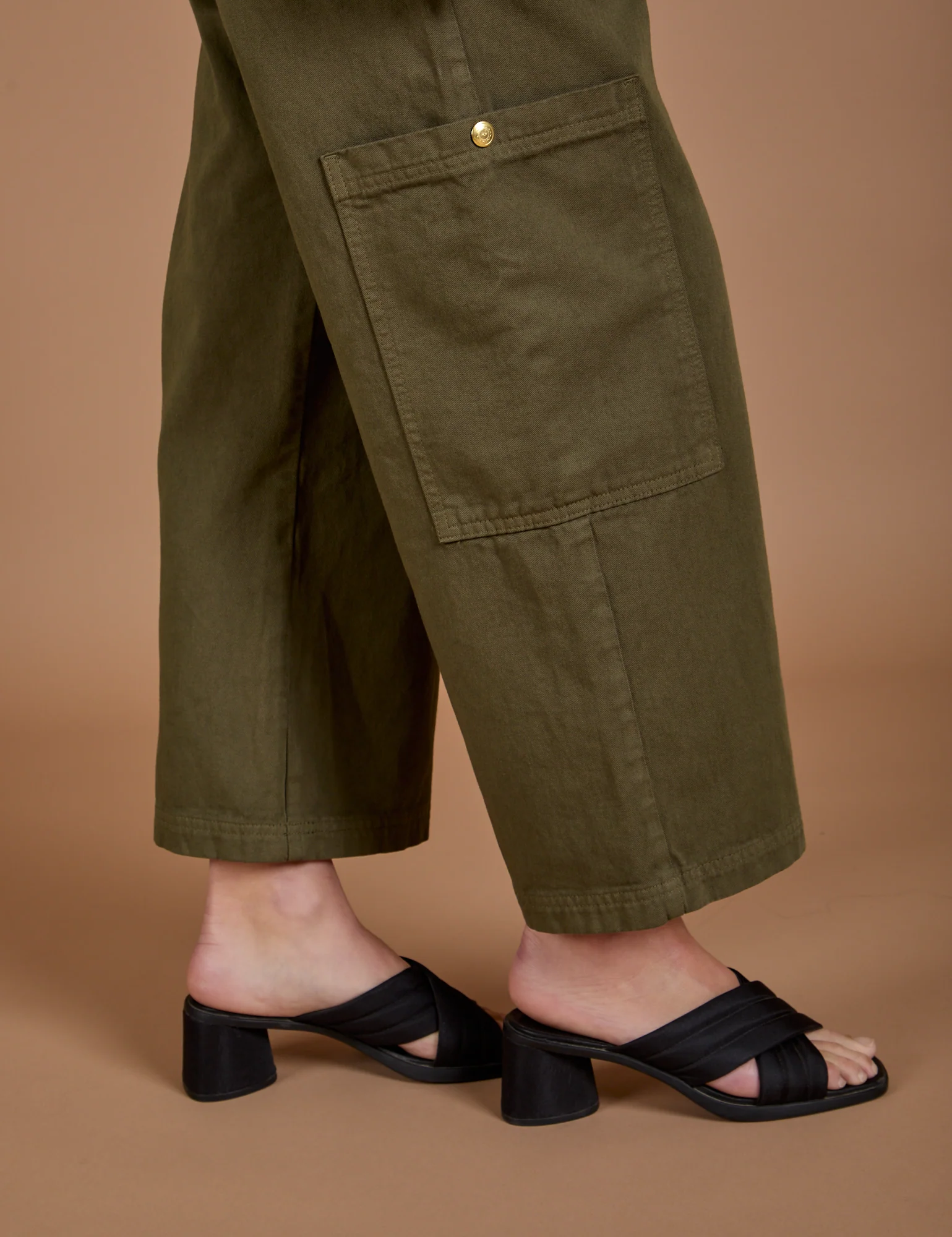 Drop Pocket Cargo Pants - Surplus Green - Image 23
