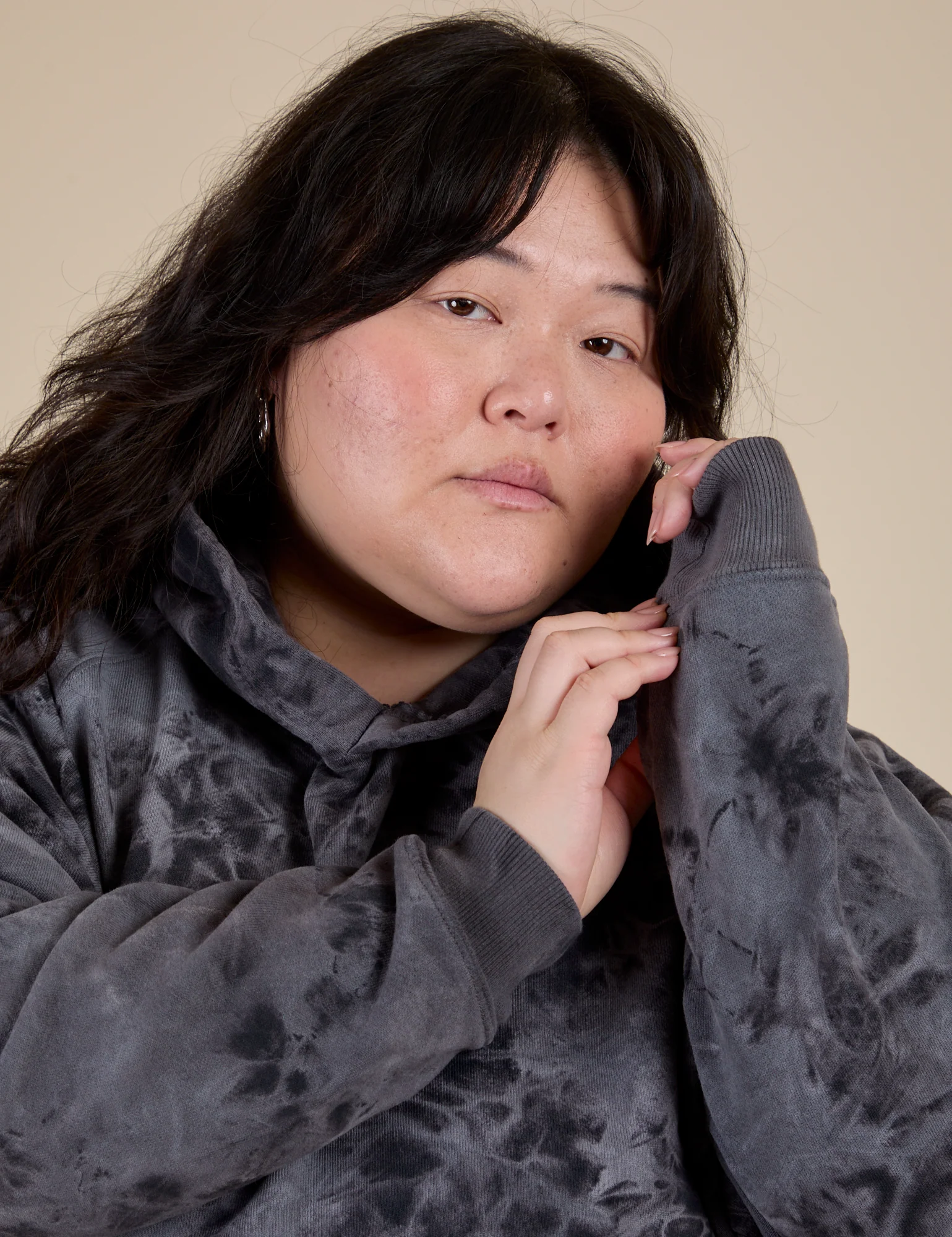 Heavyweight Oversized Hoodie - Black Magic Waters - Image 12