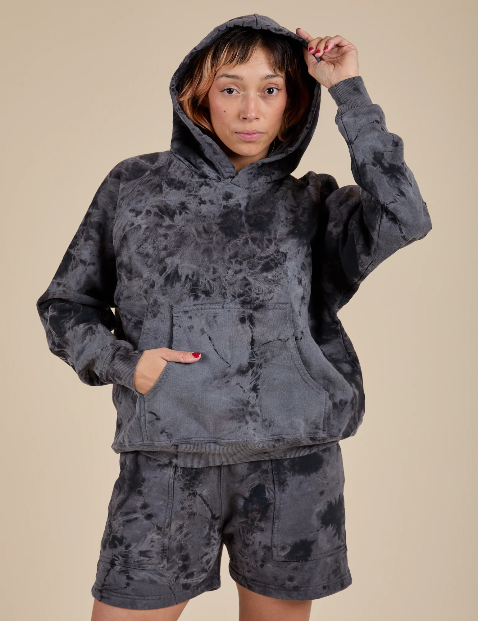 Heavyweight Oversized Hoodie - Black Magic Waters - Image 16