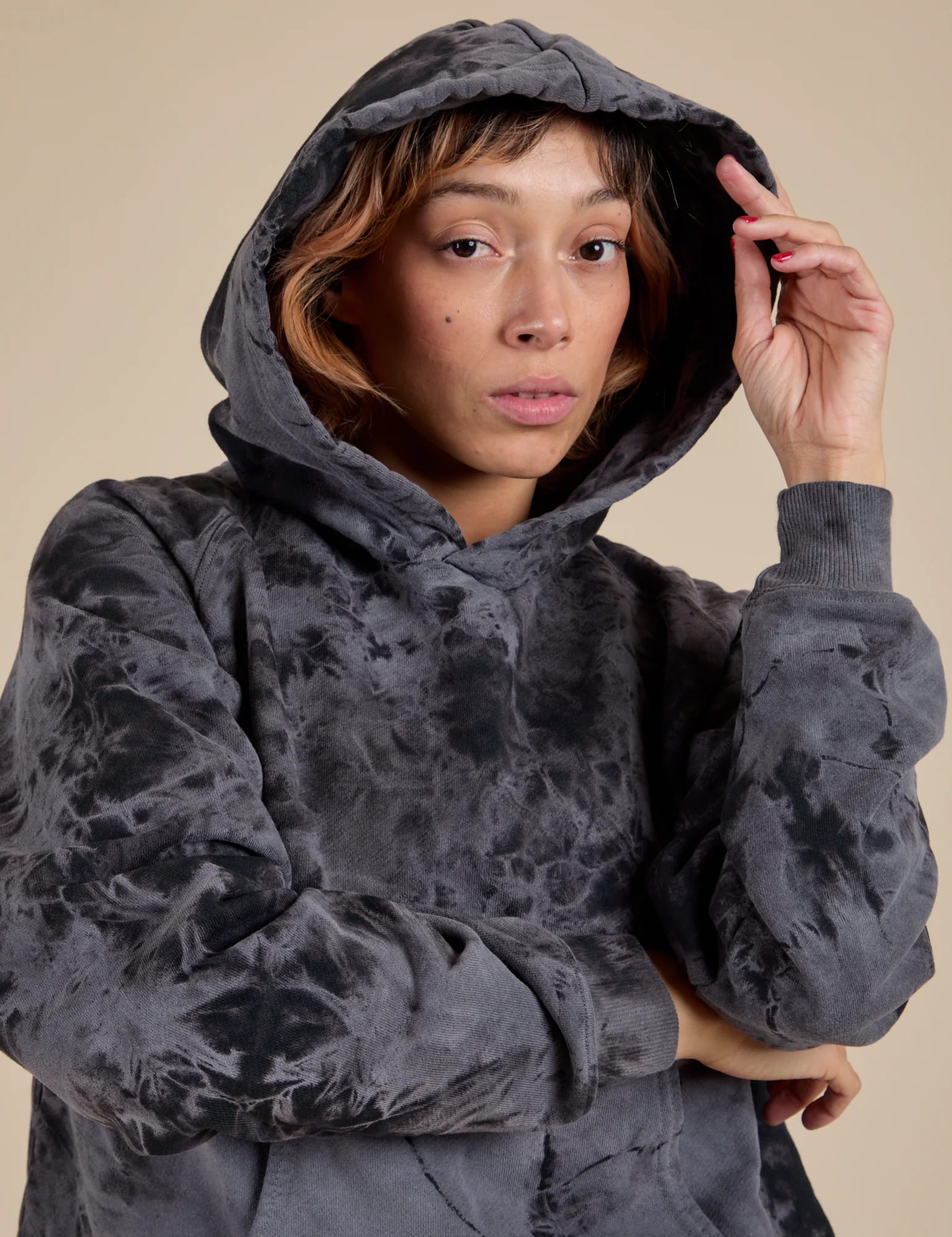 Heavyweight Oversized Hoodie - Black Magic Waters - Image 17