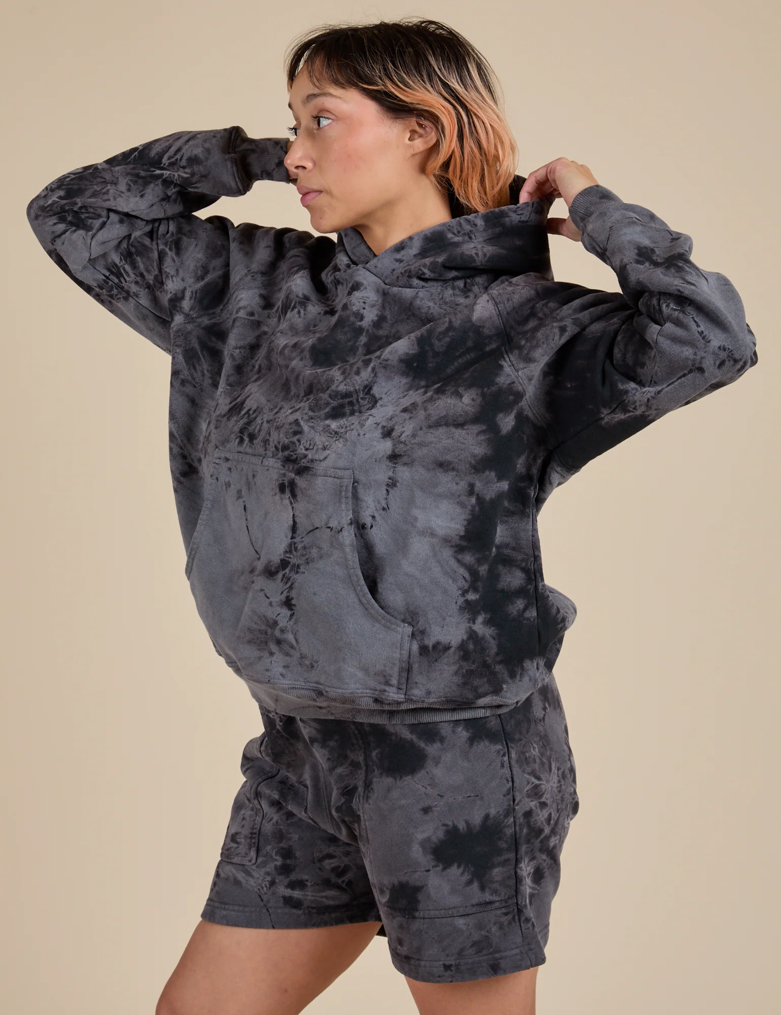 Heavyweight Oversized Hoodie - Black Magic Waters - Image 19