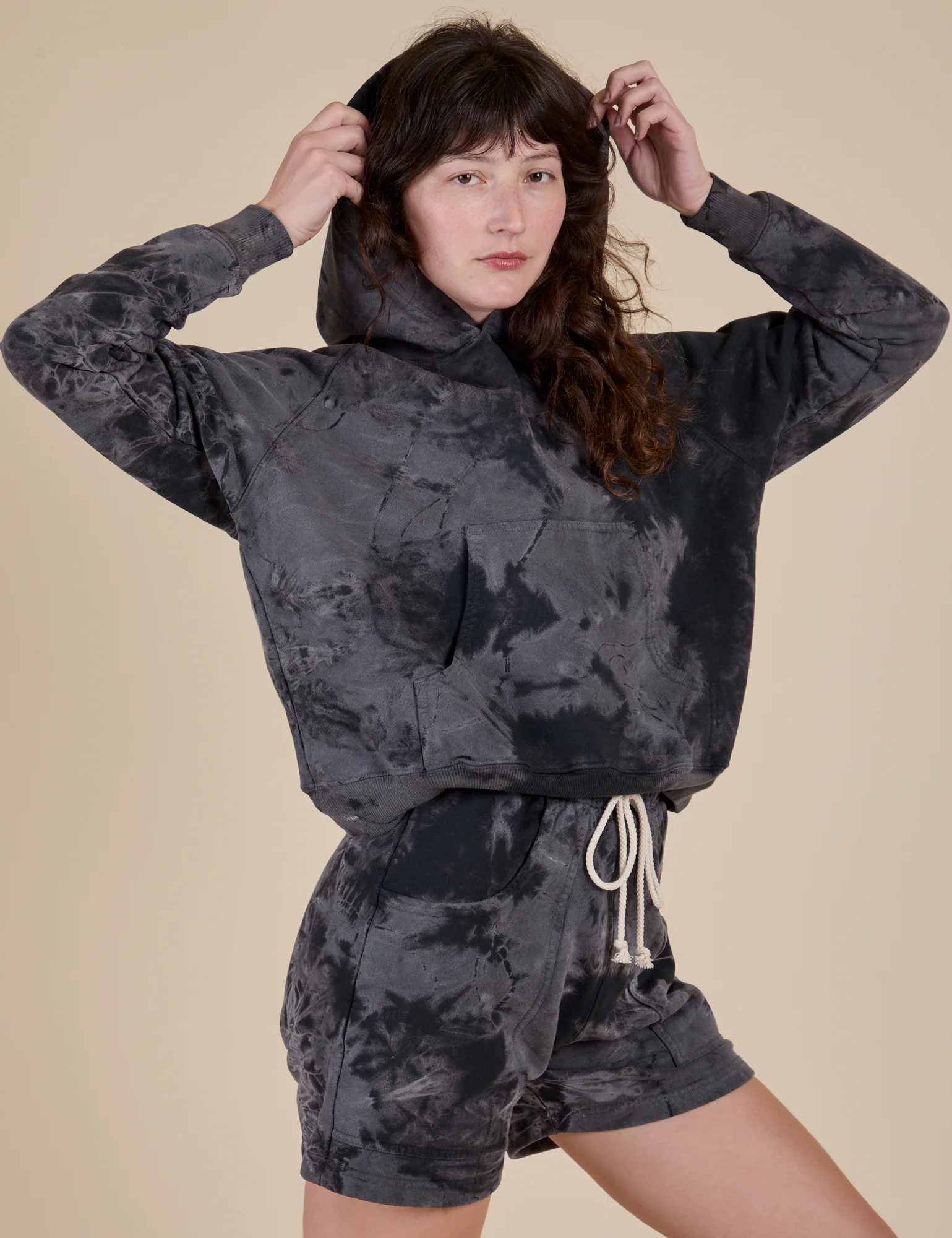 Heavyweight Oversized Hoodie - Black Magic Waters - Image 3