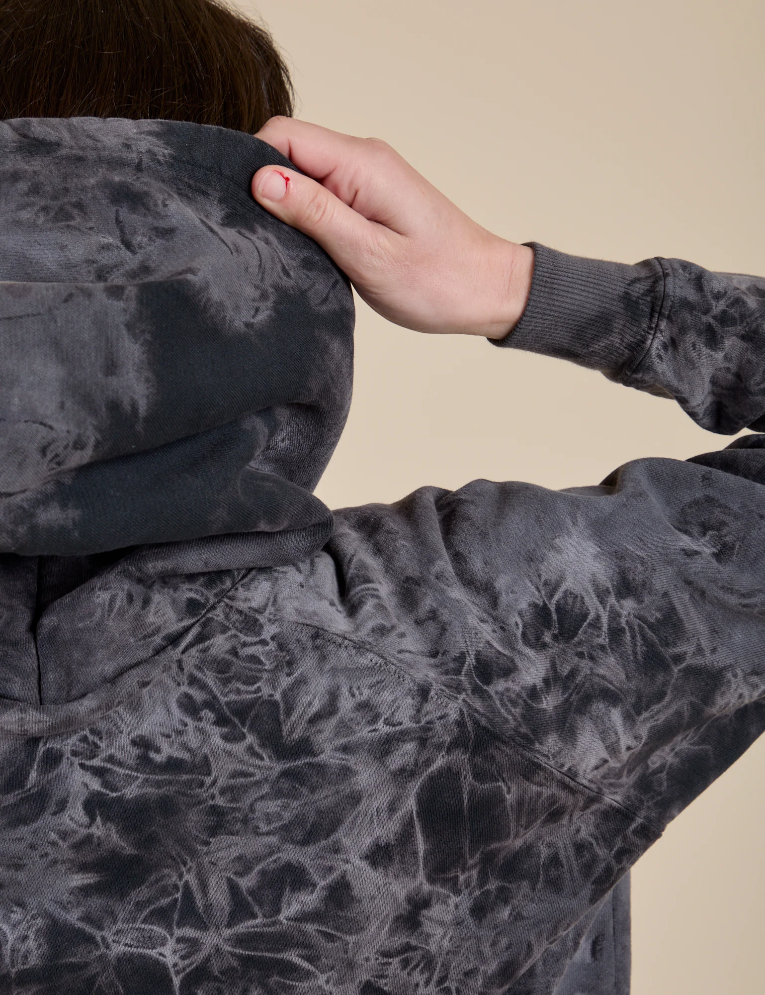 Heavyweight Oversized Hoodie - Black Magic Waters - Image 6