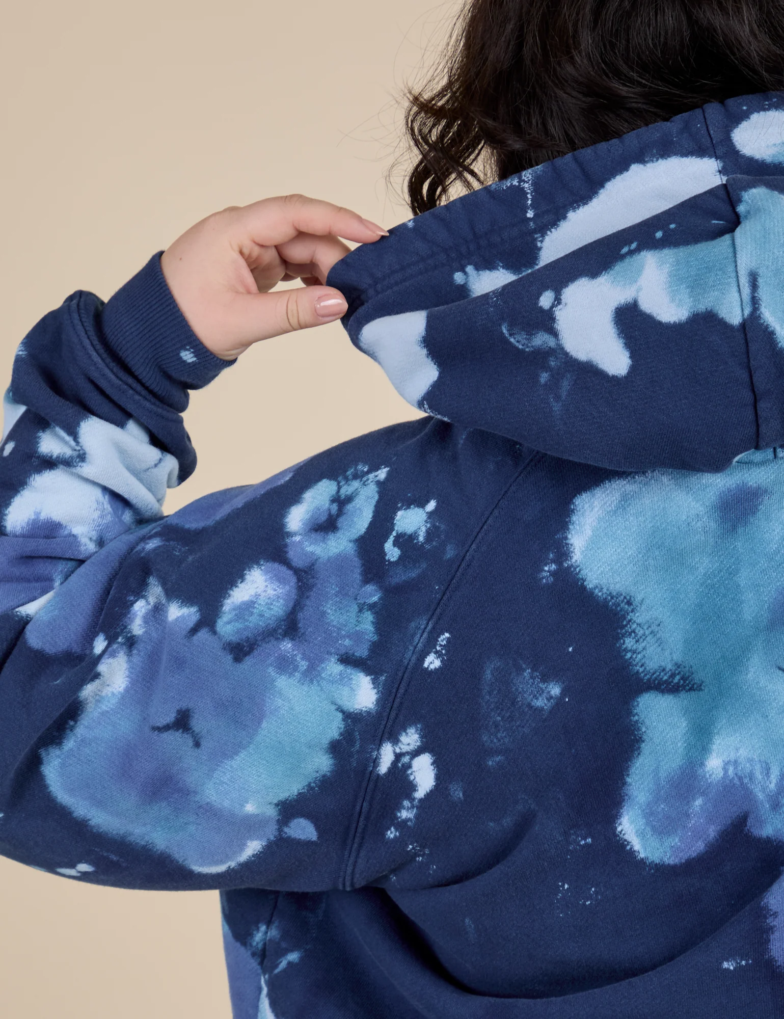 Heavyweight Oversized Hoodie - Blue Magic Waters - Image 10