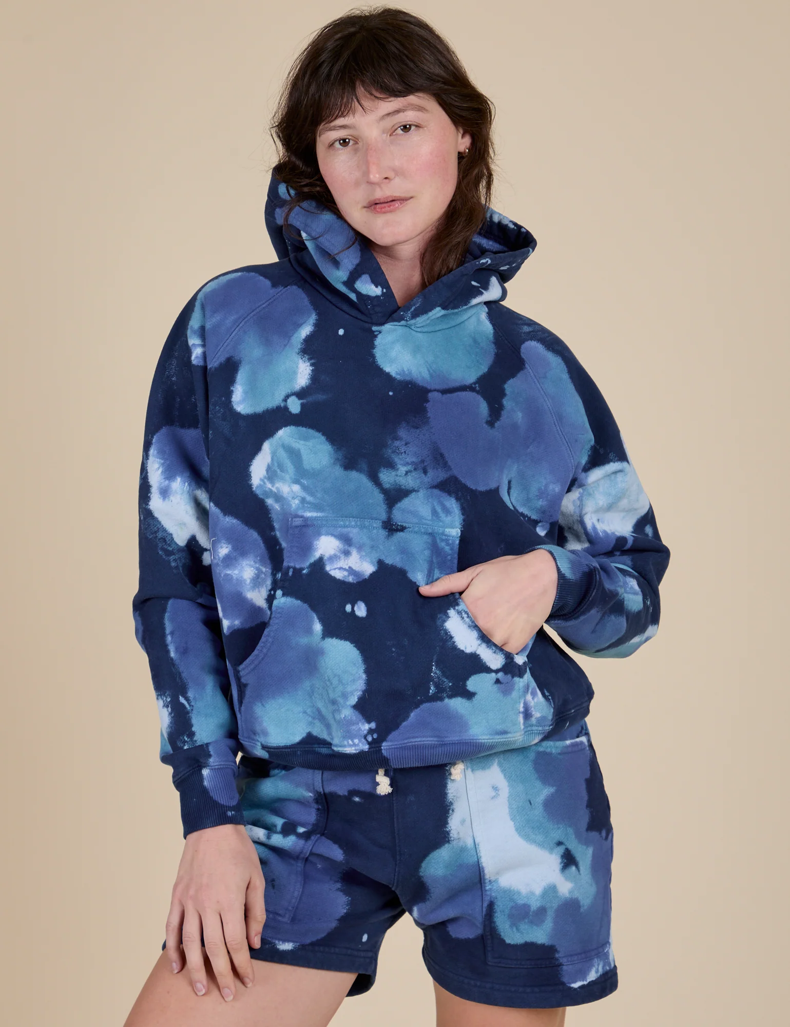 Heavyweight Oversized Hoodie - Blue Magic Waters - Image 12