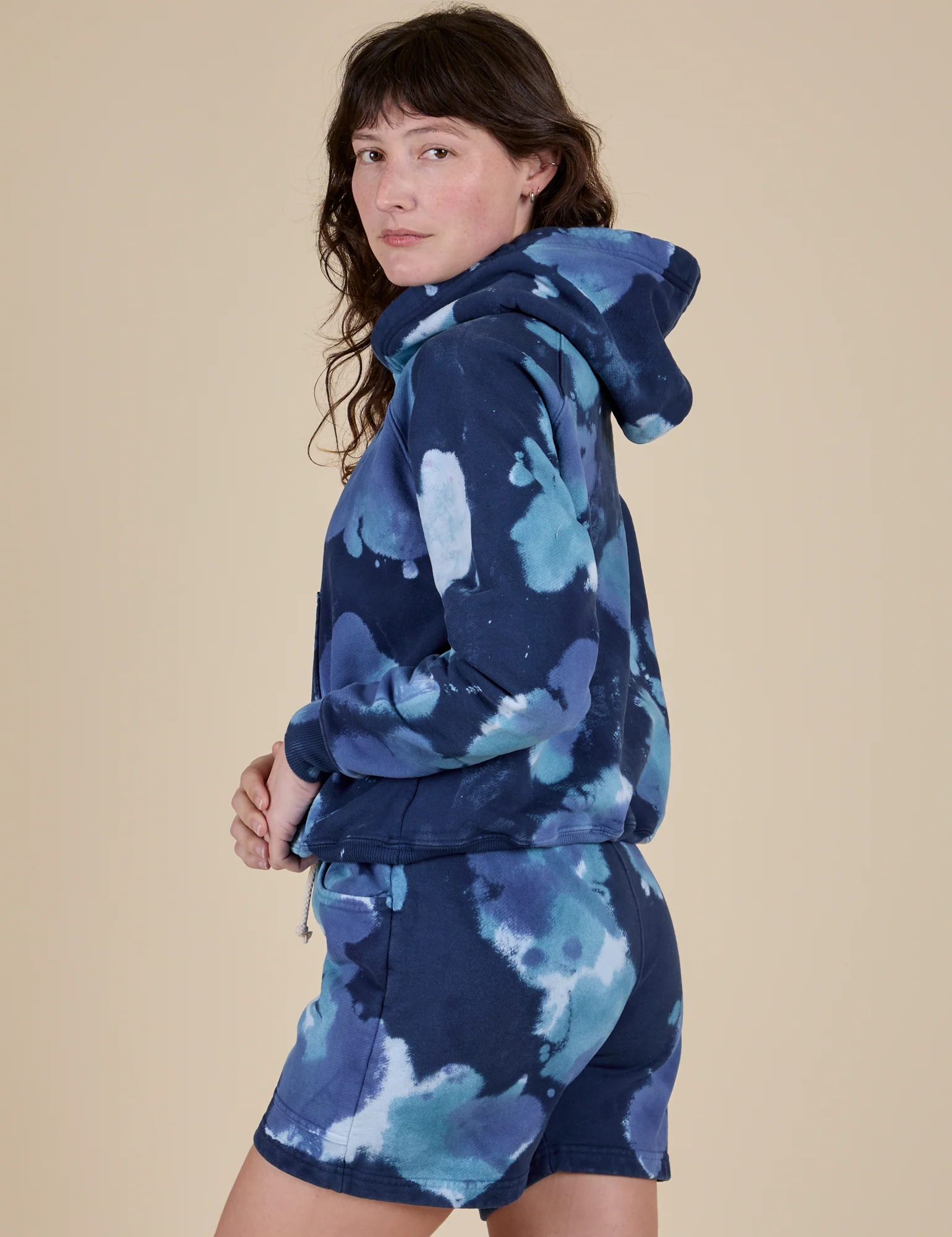 Heavyweight Oversized Hoodie - Blue Magic Waters - Image 18
