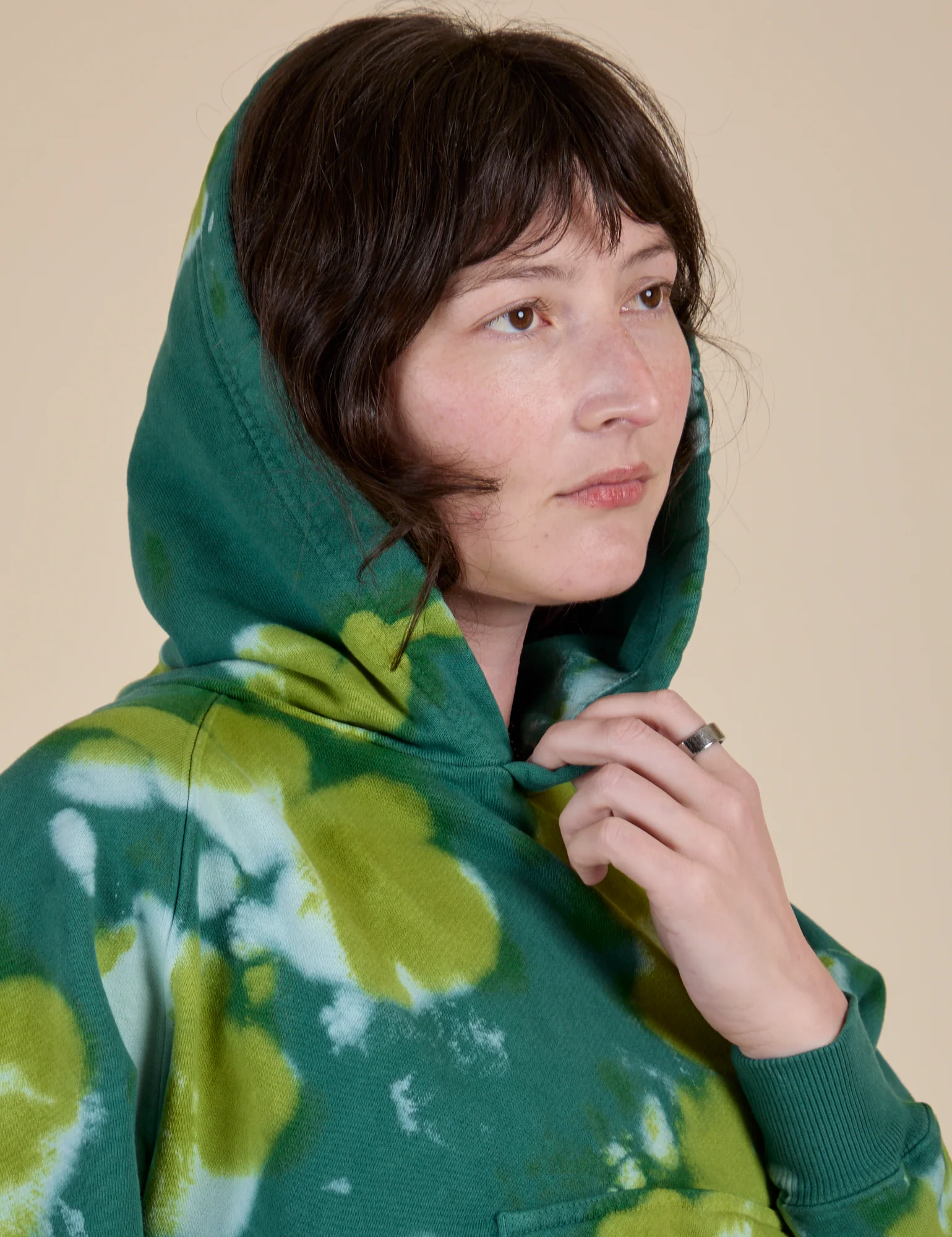 Heavyweight Oversized Hoodie - Green Magic Waters - Image 11