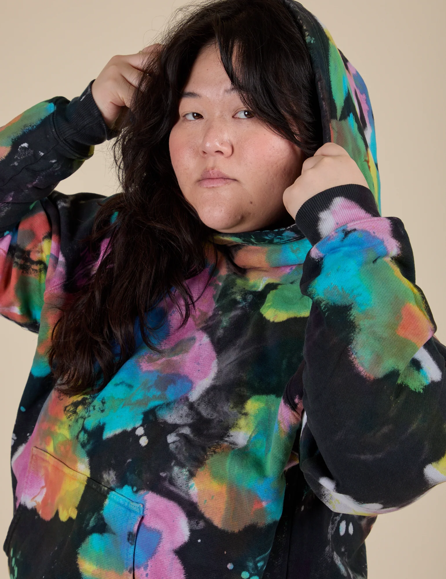 Heavyweight Oversized Hoodie - Rainbow Magic Waters - Image 12