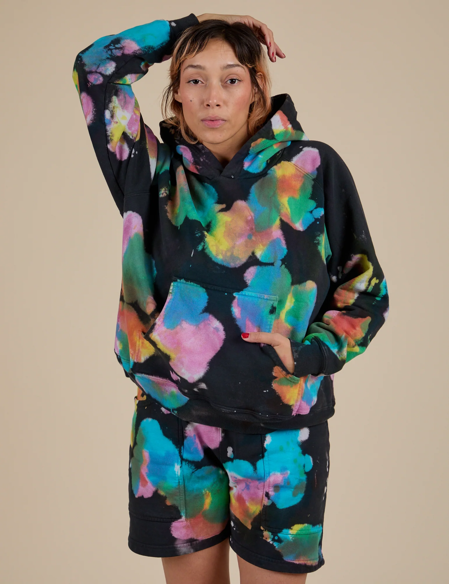 Heavyweight Oversized Hoodie - Rainbow Magic Waters - Image 15