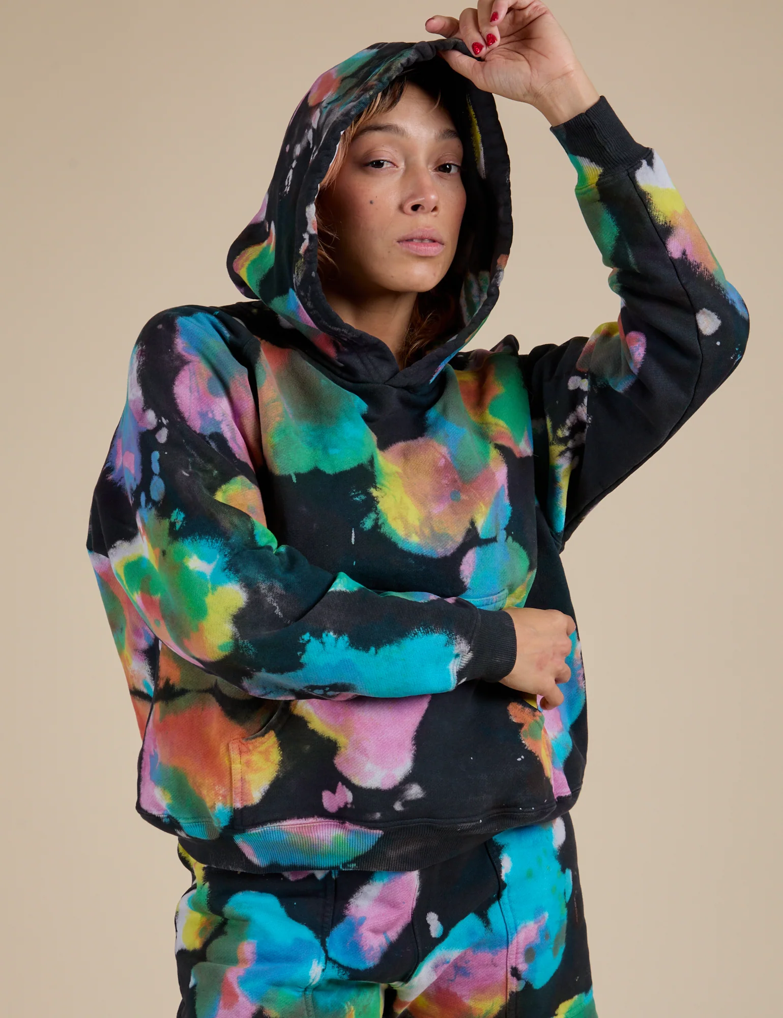 Heavyweight Oversized Hoodie - Rainbow Magic Waters - Image 21