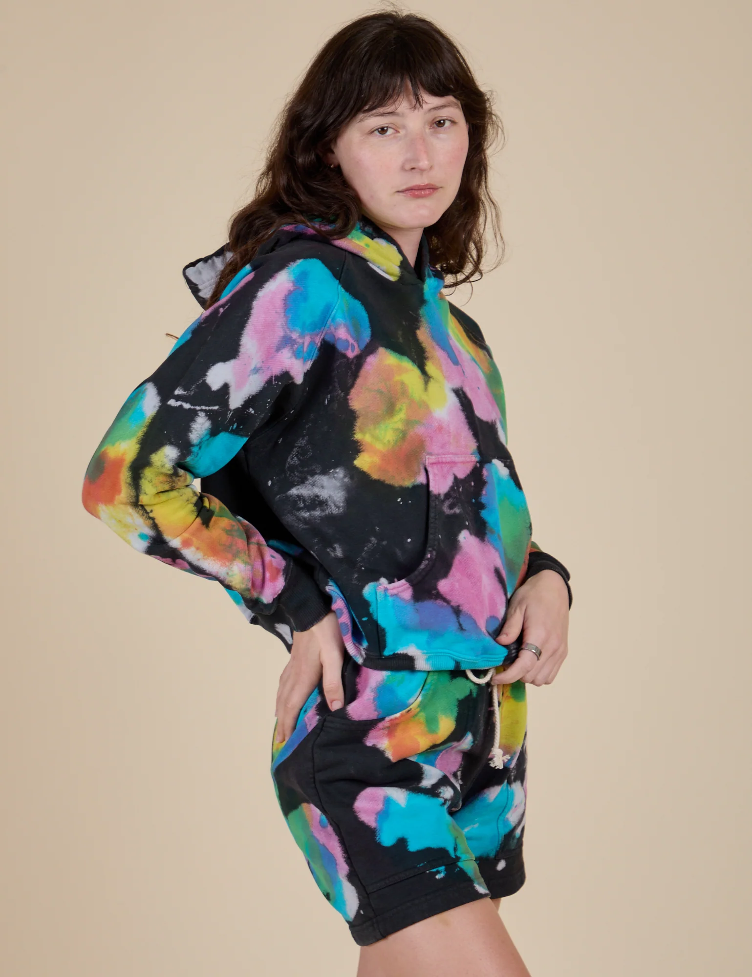 Heavyweight Oversized Hoodie - Rainbow Magic Waters - Image 5