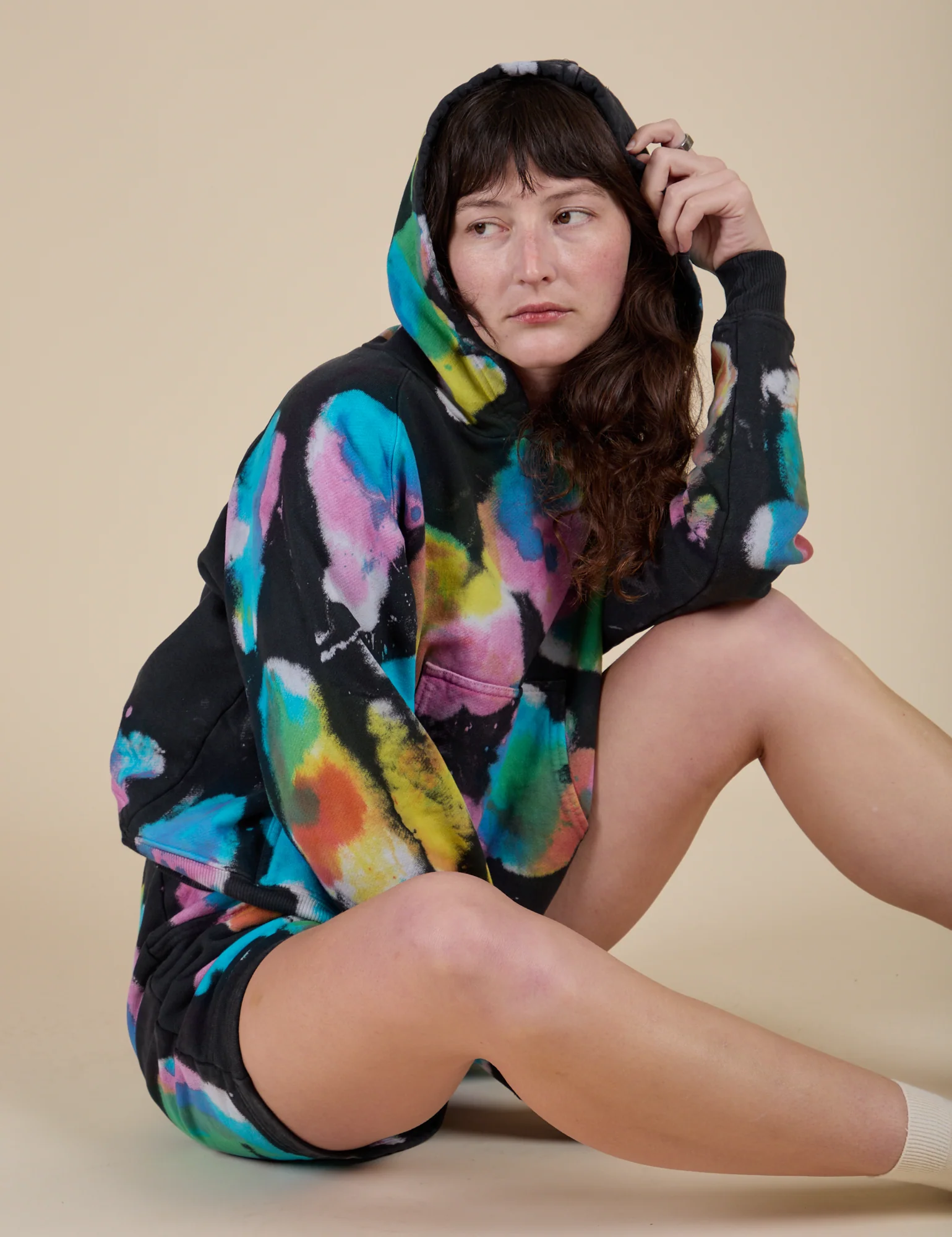 Heavyweight Oversized Hoodie - Rainbow Magic Waters - Image 8