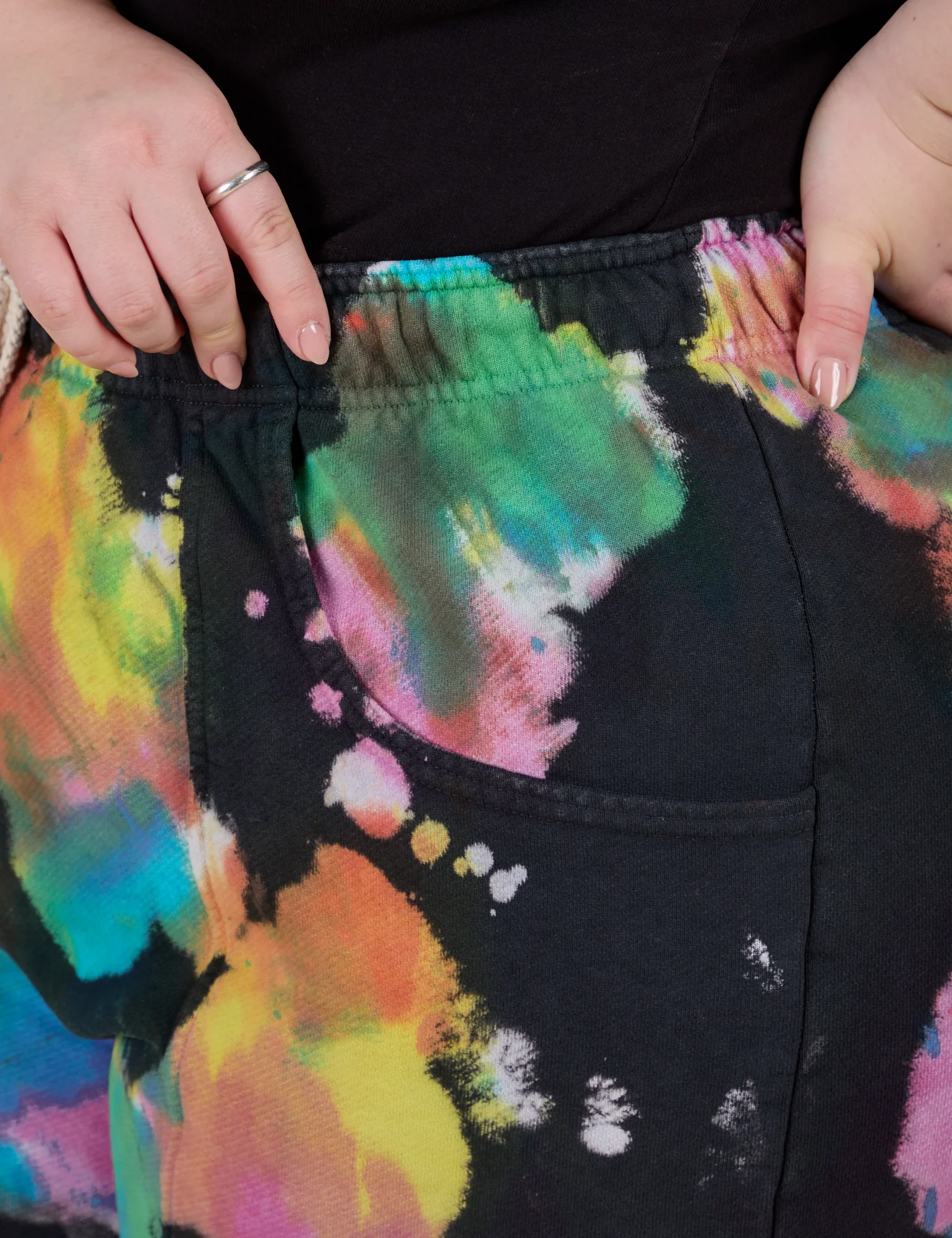 Heavyweight Sweat Shorts - Rainbow Magic Waters - Image 7