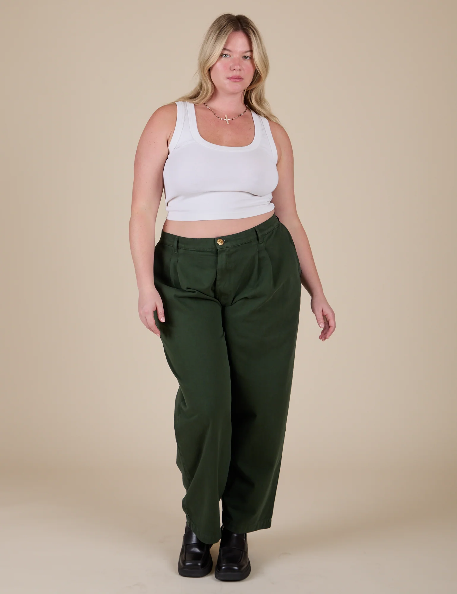 Heavyweight Trousers - Swamp Green - Image 12