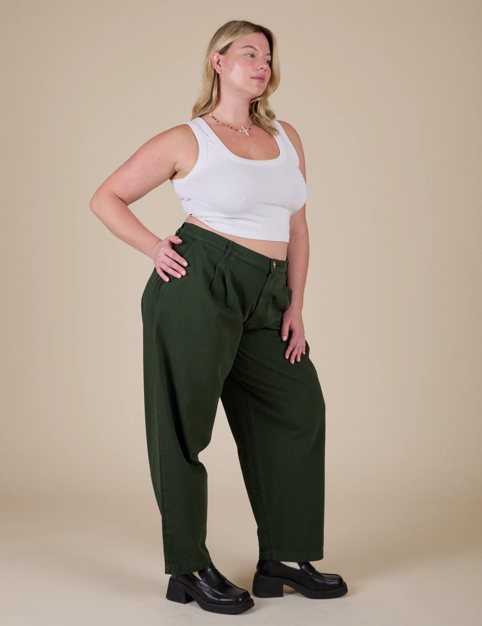Heavyweight Trousers - Swamp Green - Image 15