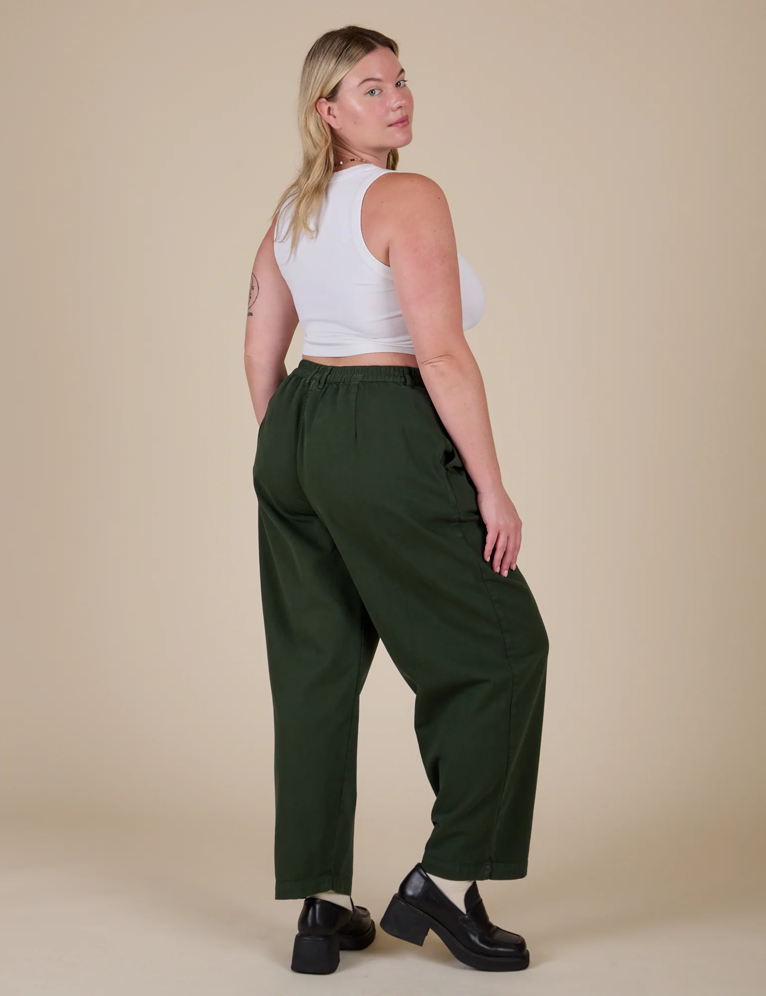 Heavyweight Trousers - Swamp Green - Image 17