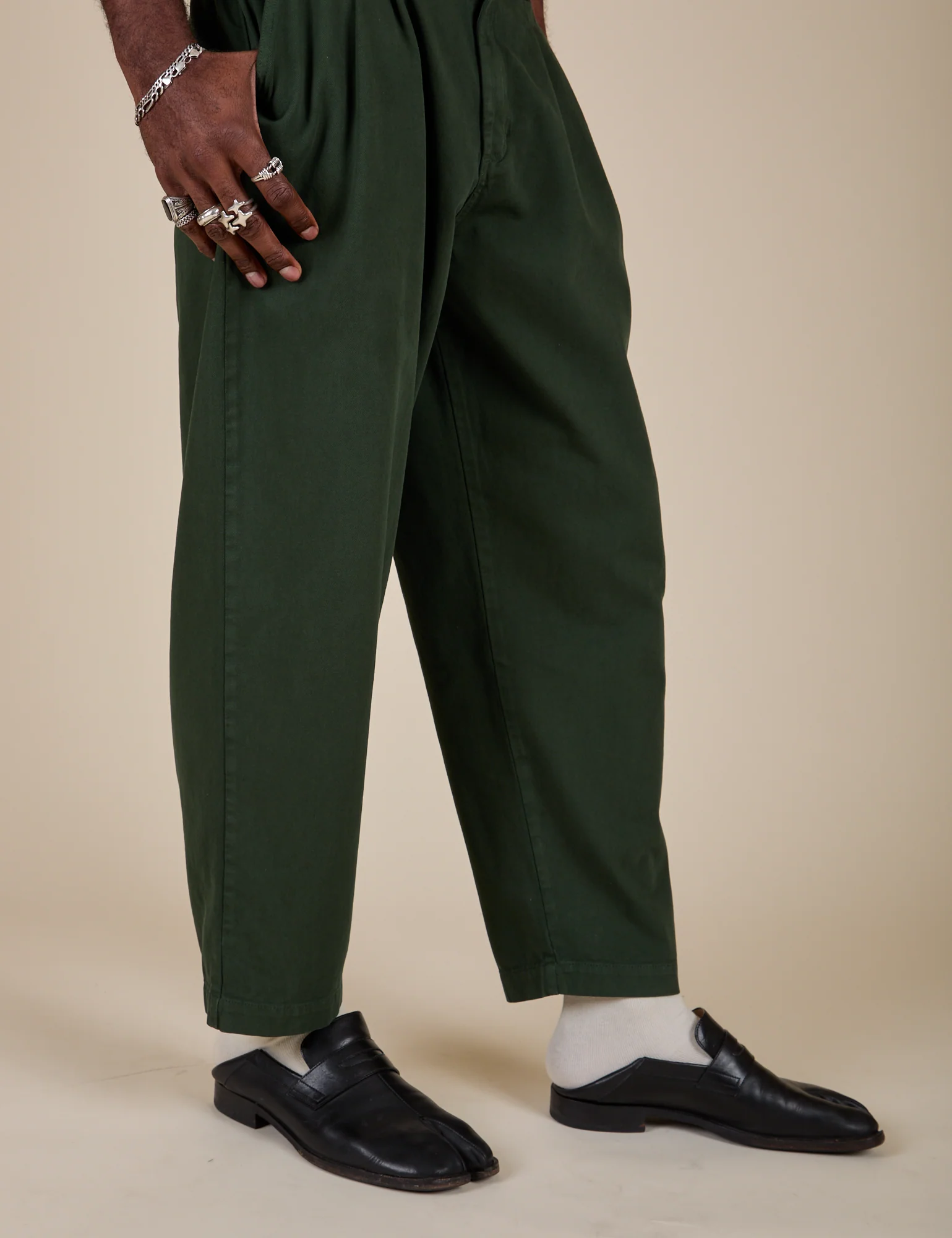 Heavyweight Trousers - Swamp Green - Image 25