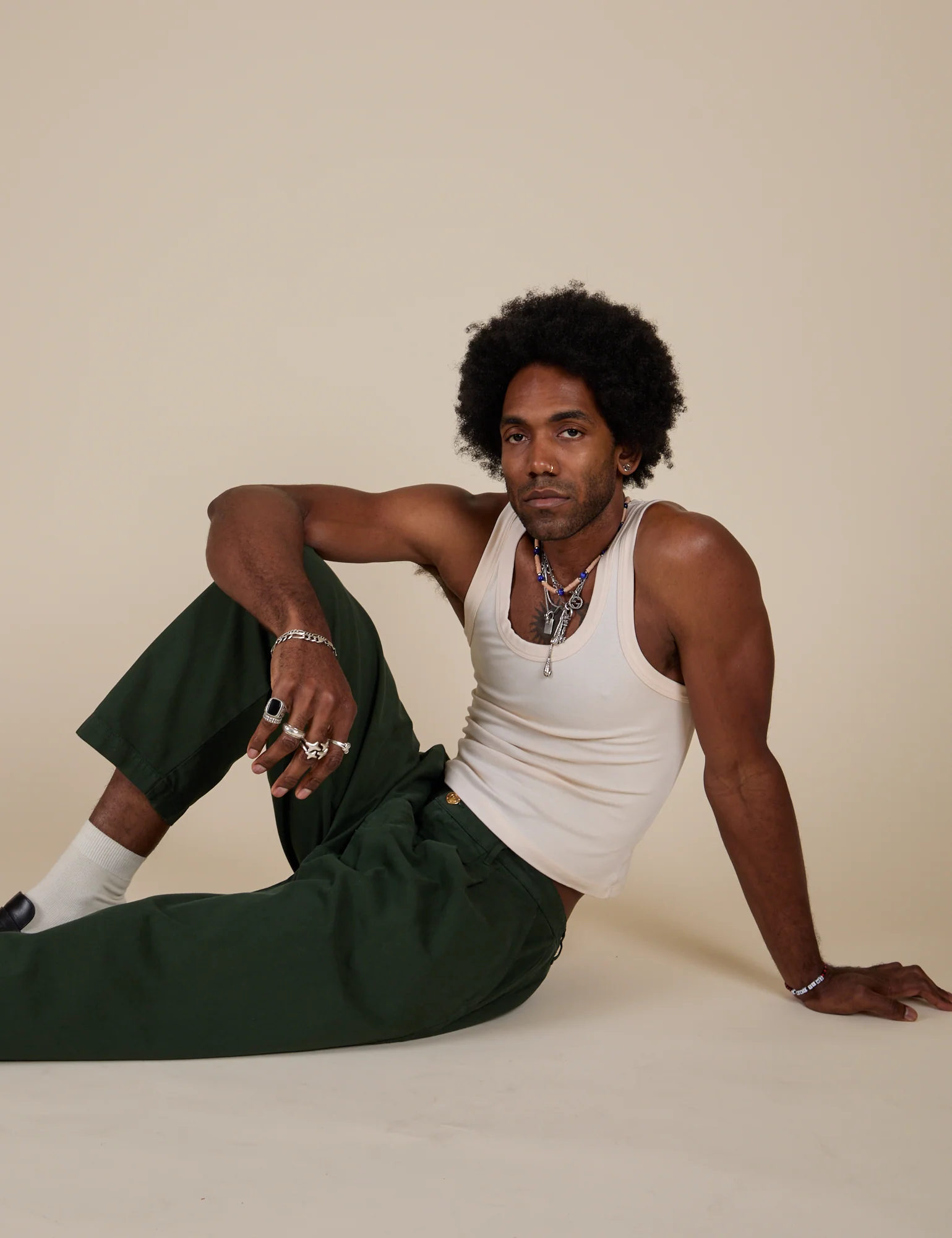 Heavyweight Trousers - Swamp Green - Image 29
