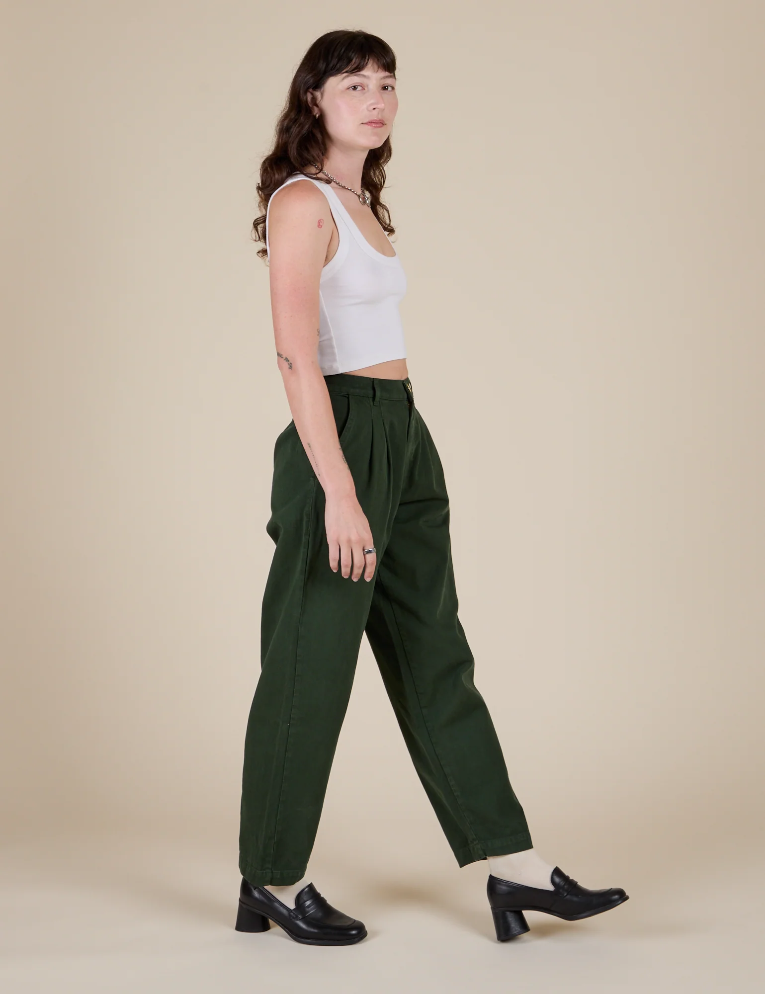 Heavyweight Trousers - Swamp Green - Image 5