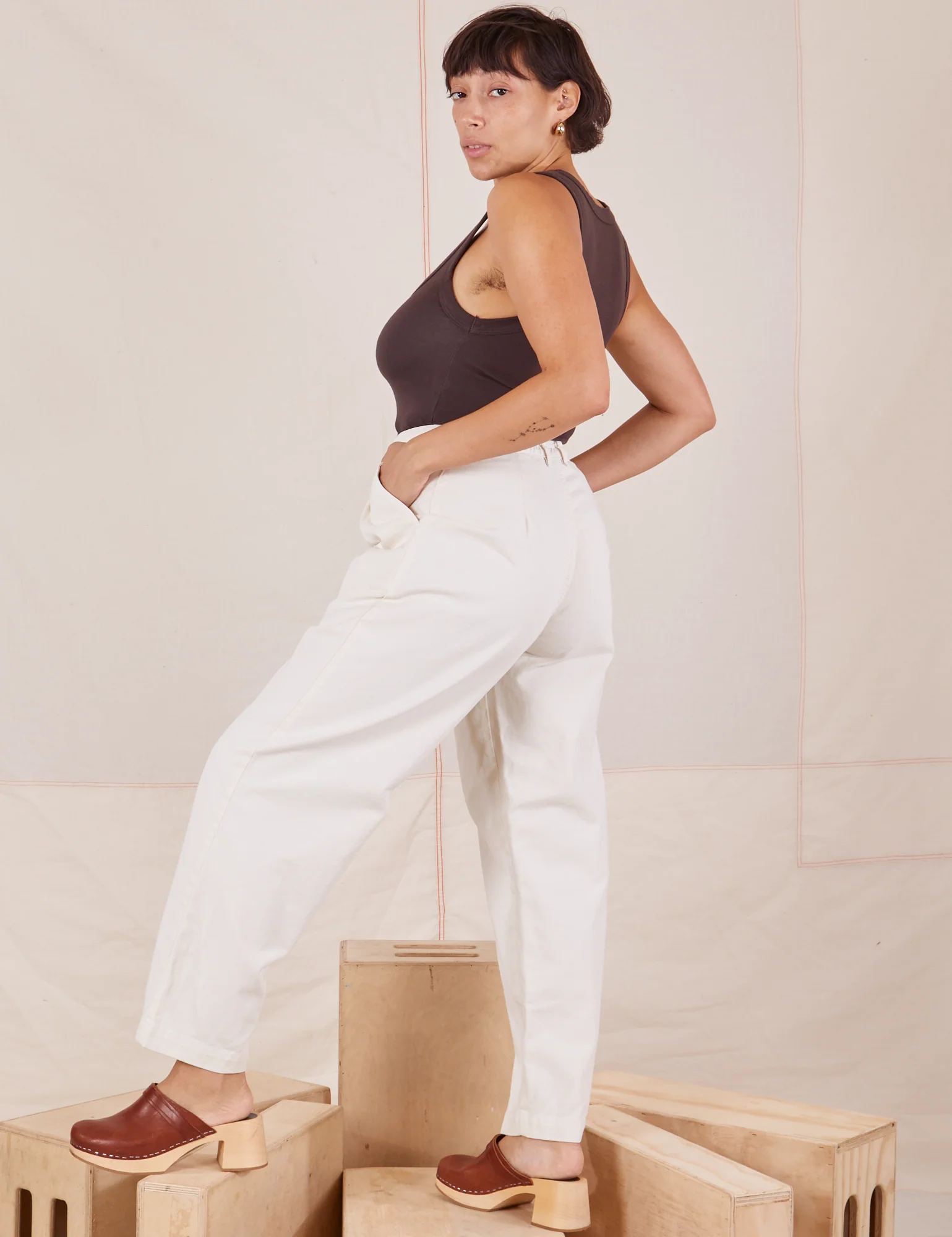 Heavyweight Trousers - Vintage Tee White - Image 22