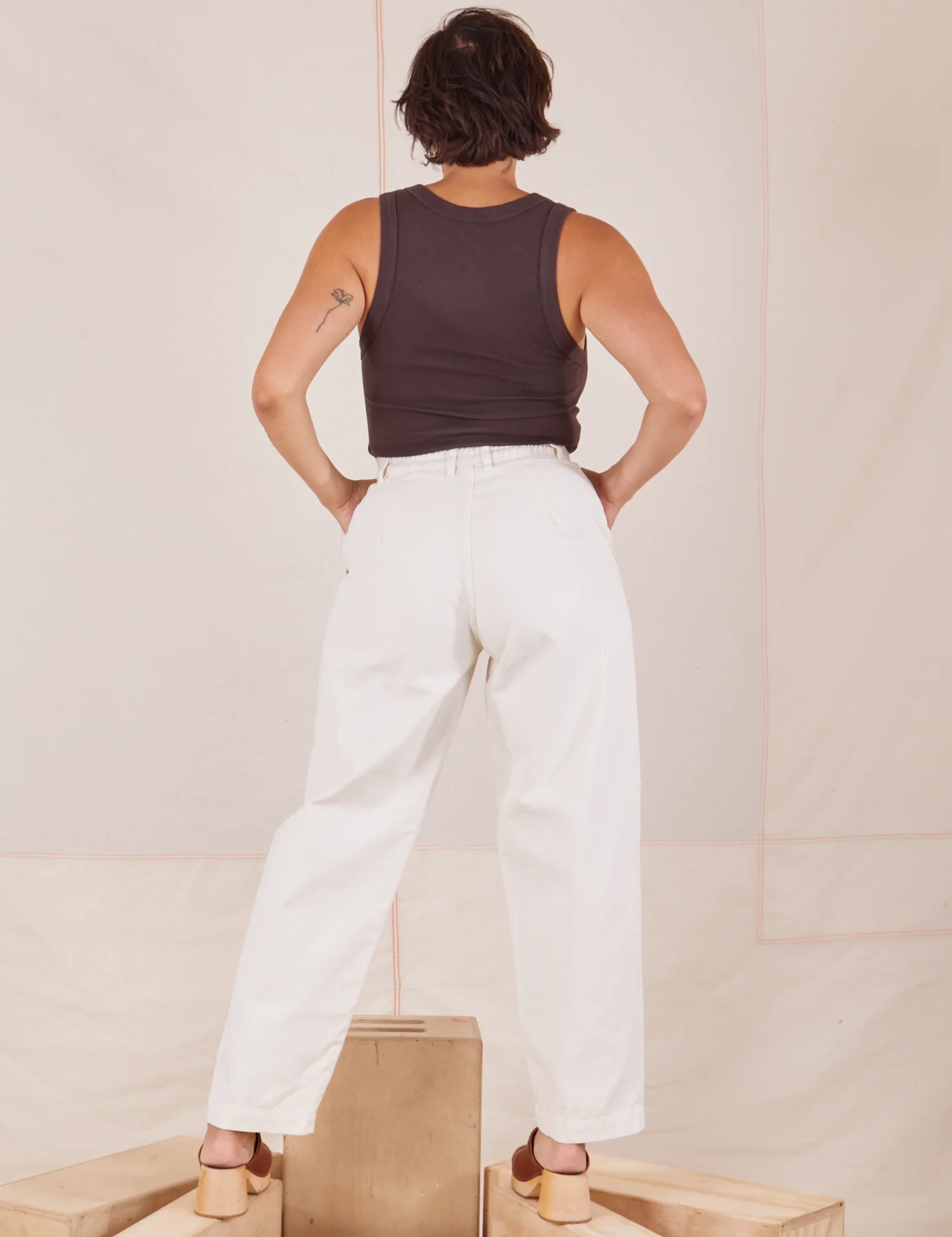 Heavyweight Trousers - Vintage Tee White - Image 23