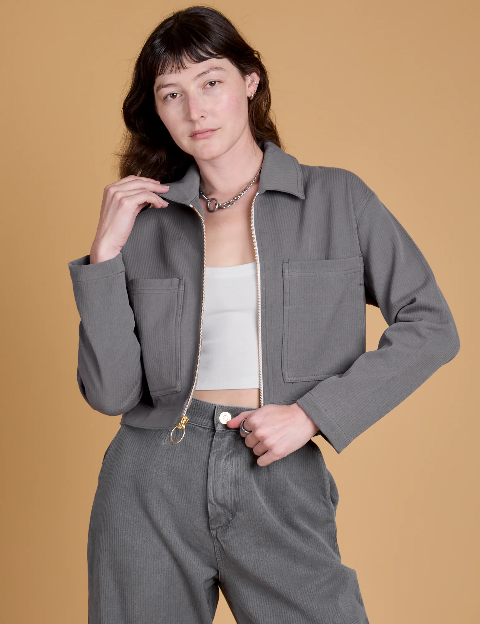 Heritage Mechanic Jacket - Washed Grey *FINAL SALE* - Image 12