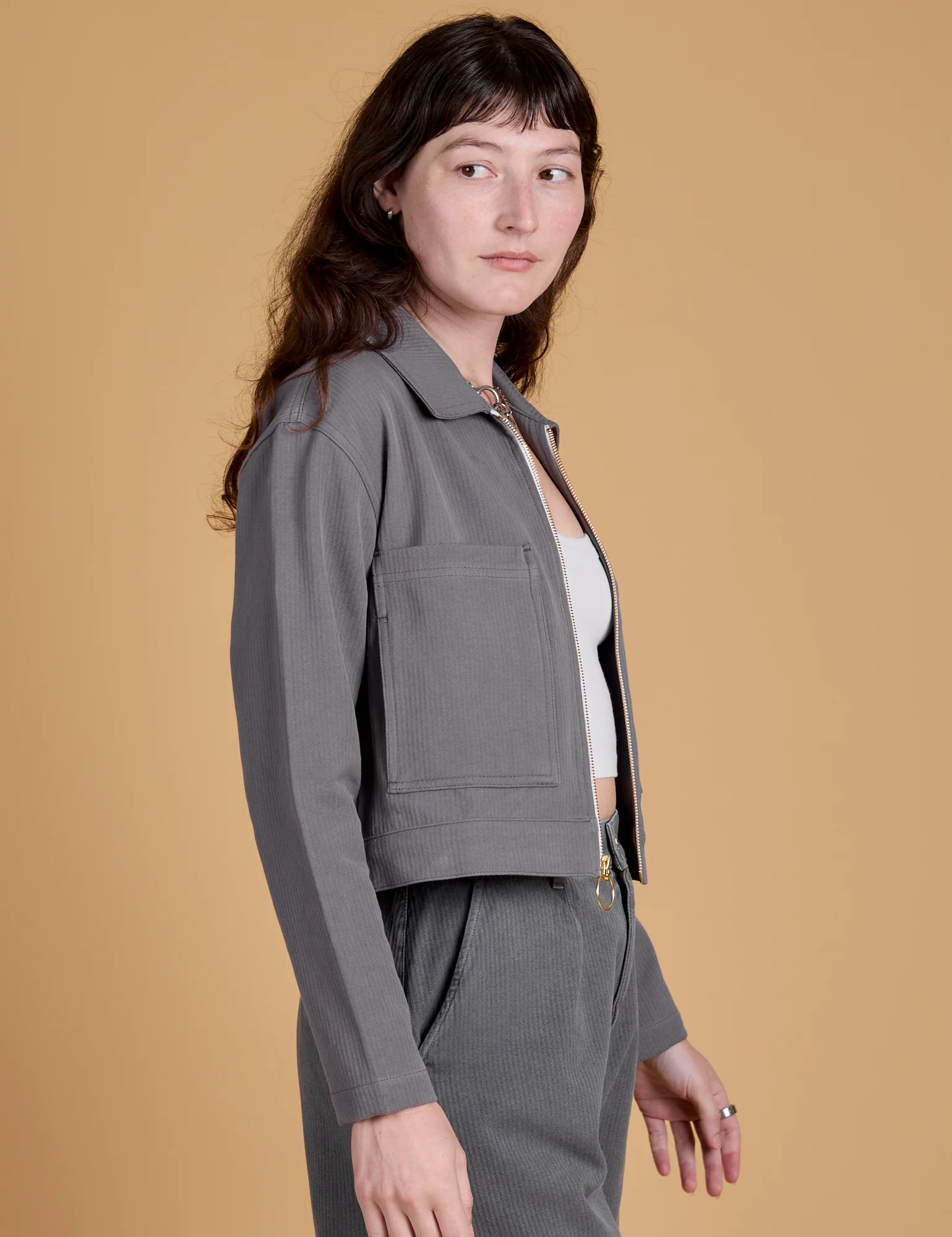 Heritage Mechanic Jacket - Washed Grey *FINAL SALE* - Image 14
