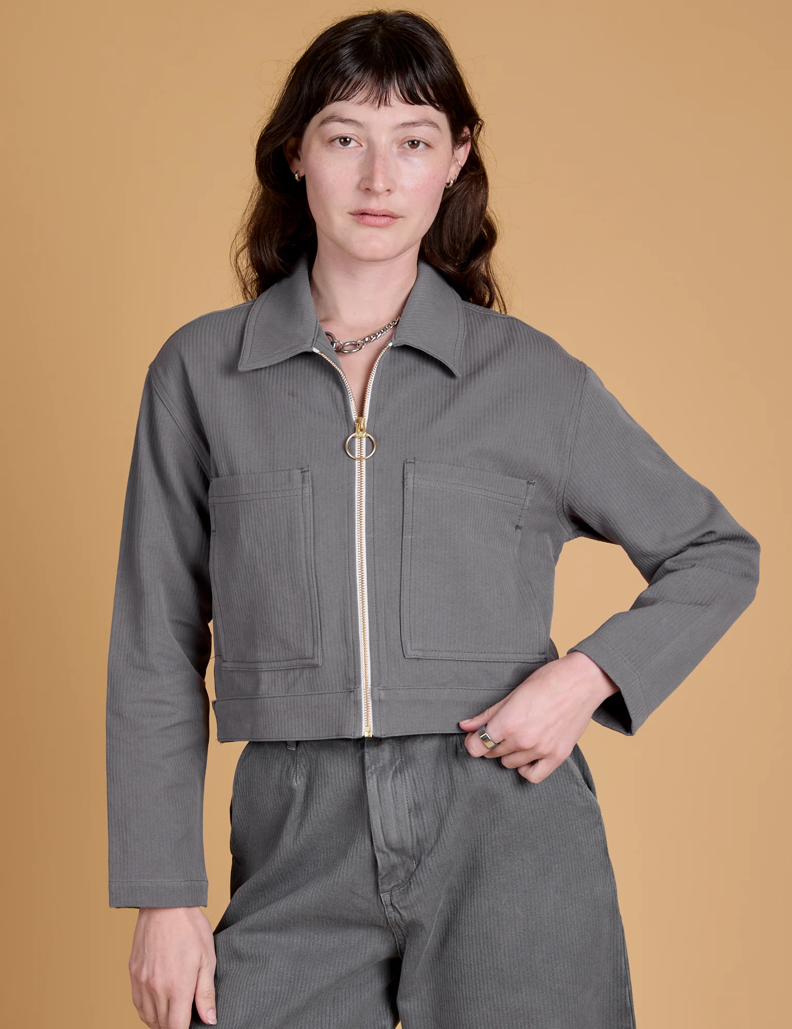Heritage Mechanic Jacket - Washed Grey *FINAL SALE* - Image 15