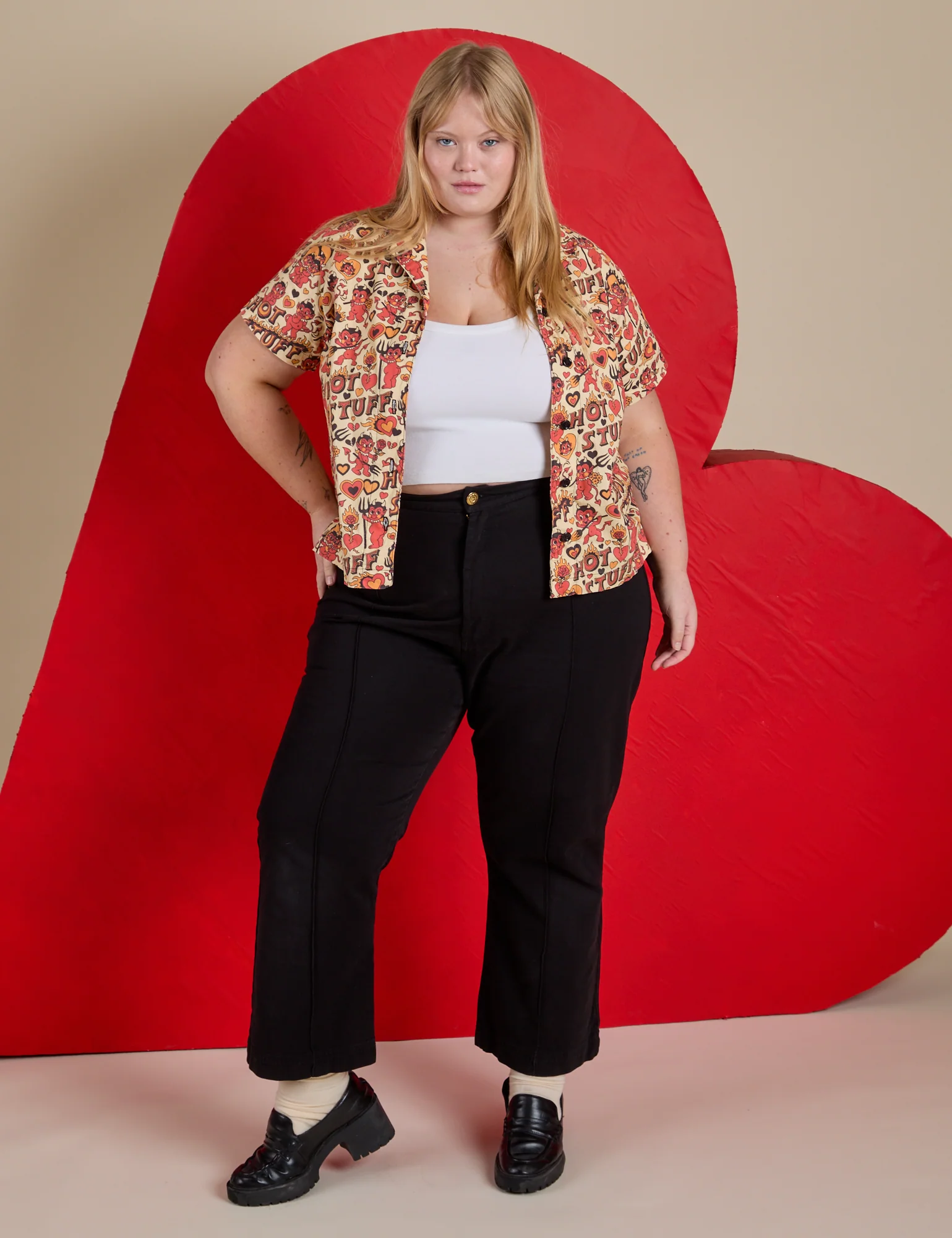 Hot Stuff Print Pantry Button-Up *FINAL SALE* - Image 16