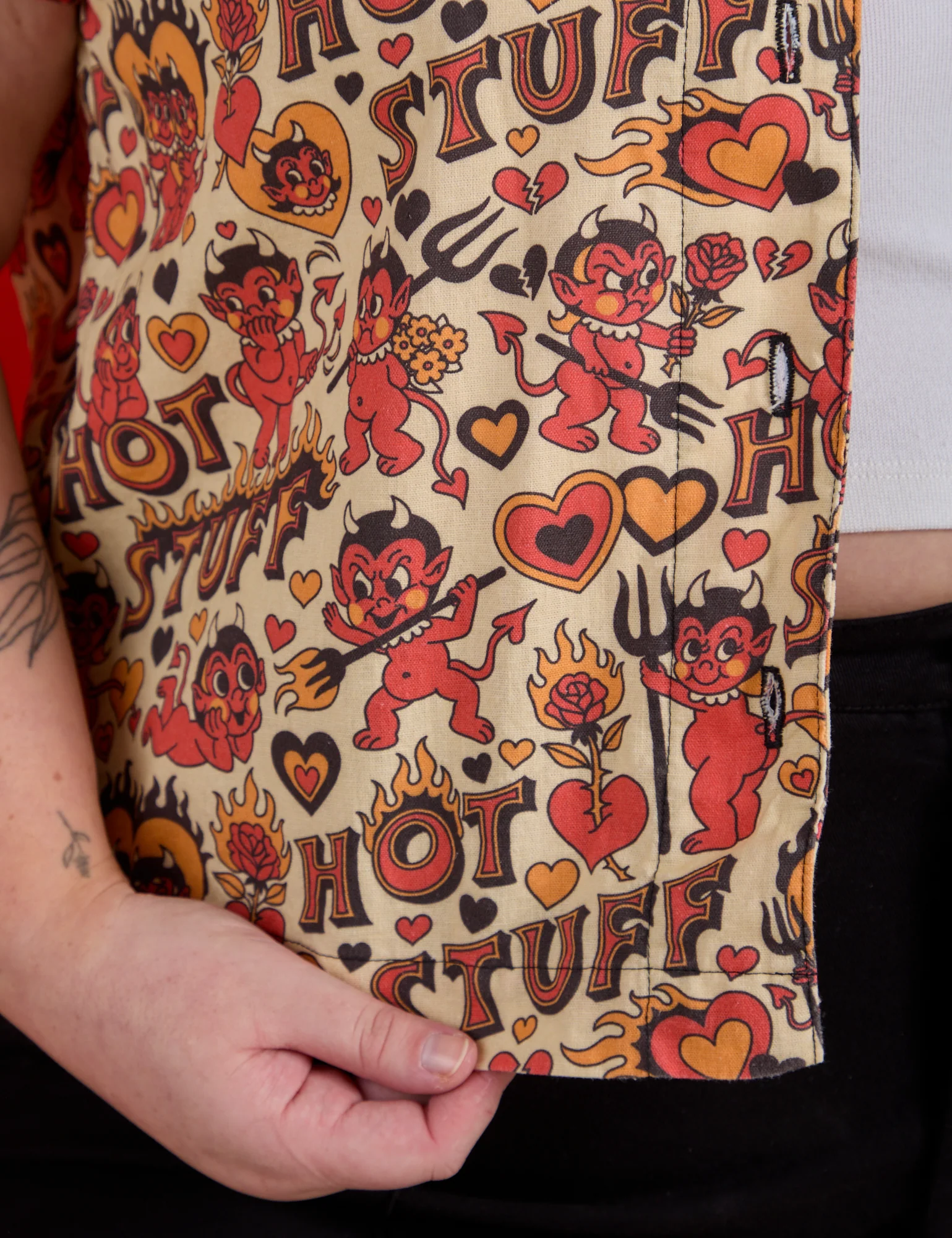 Hot Stuff Print Pantry Button-Up *FINAL SALE* - Image 17