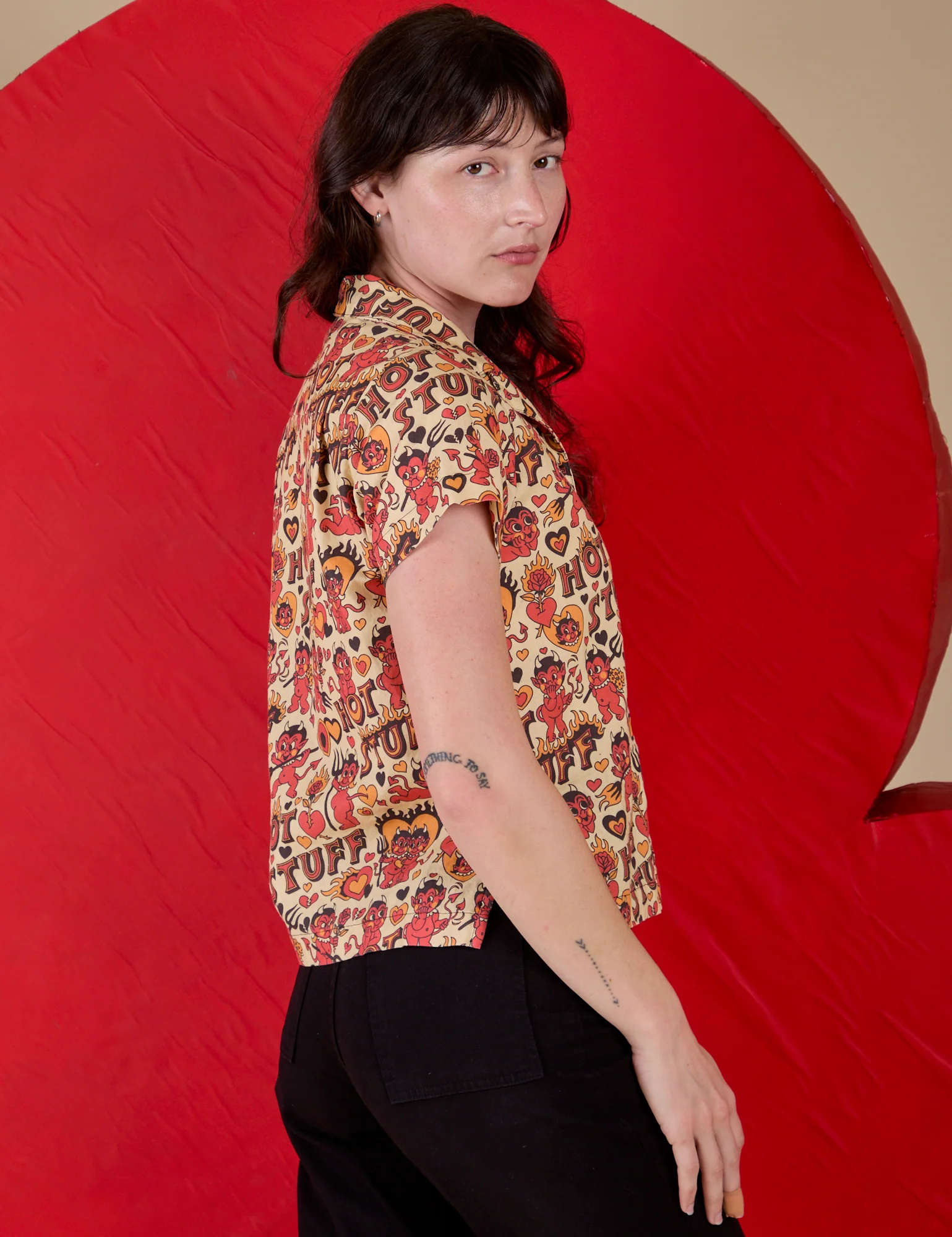 Hot Stuff Print Pantry Button-Up *FINAL SALE* - Image 27