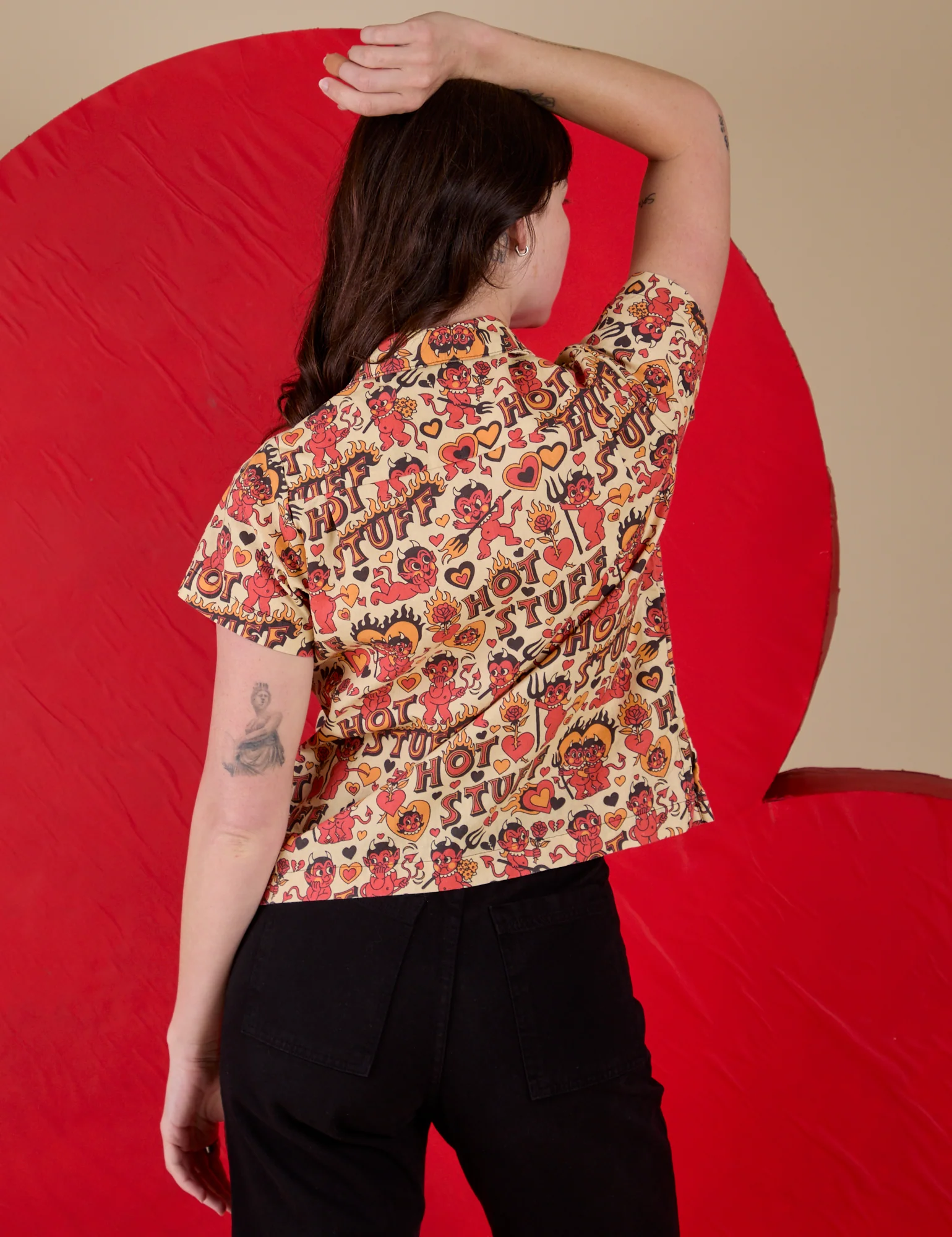 Hot Stuff Print Pantry Button-Up *FINAL SALE* - Image 28
