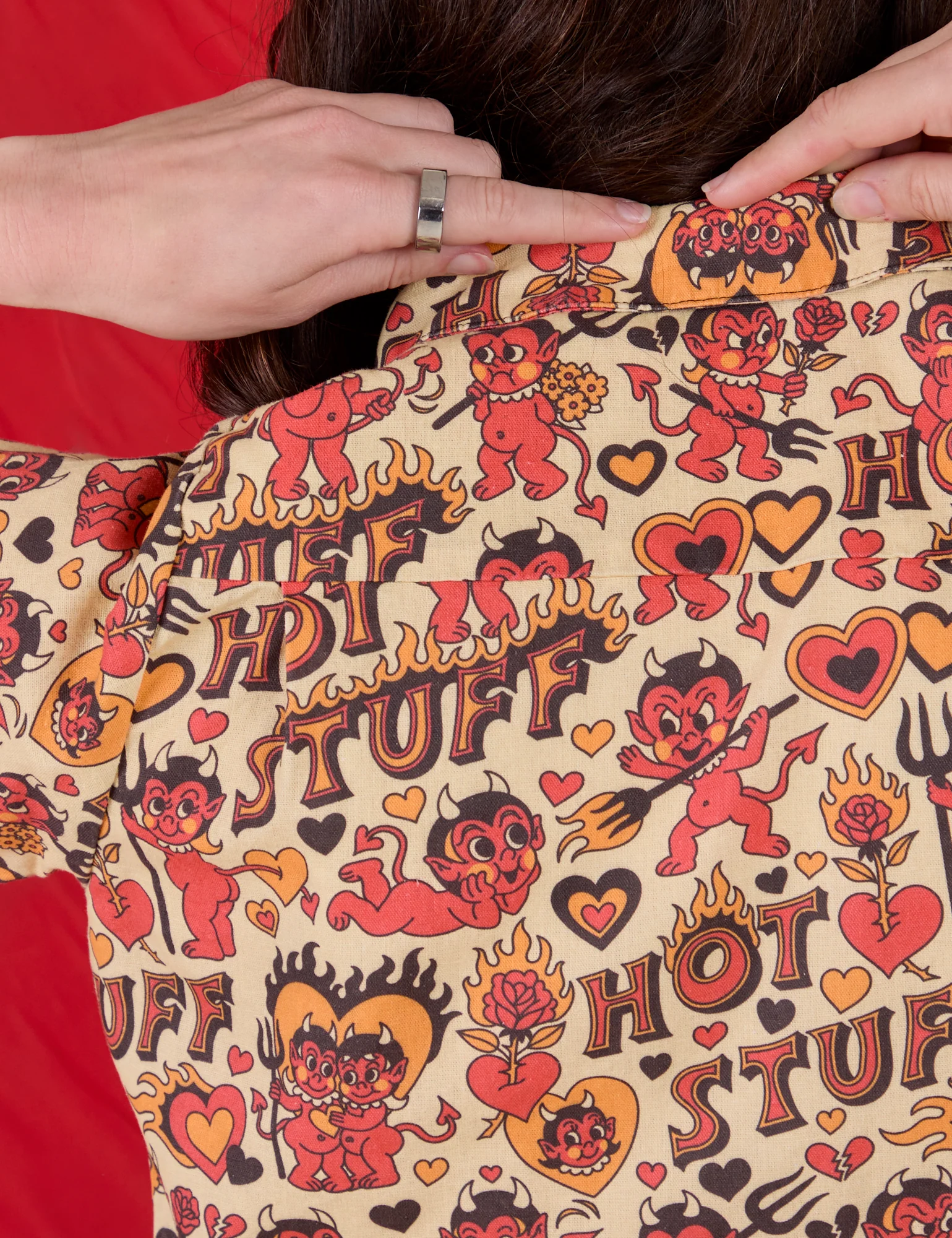 Hot Stuff Print Pantry Button-Up *FINAL SALE* - Image 29