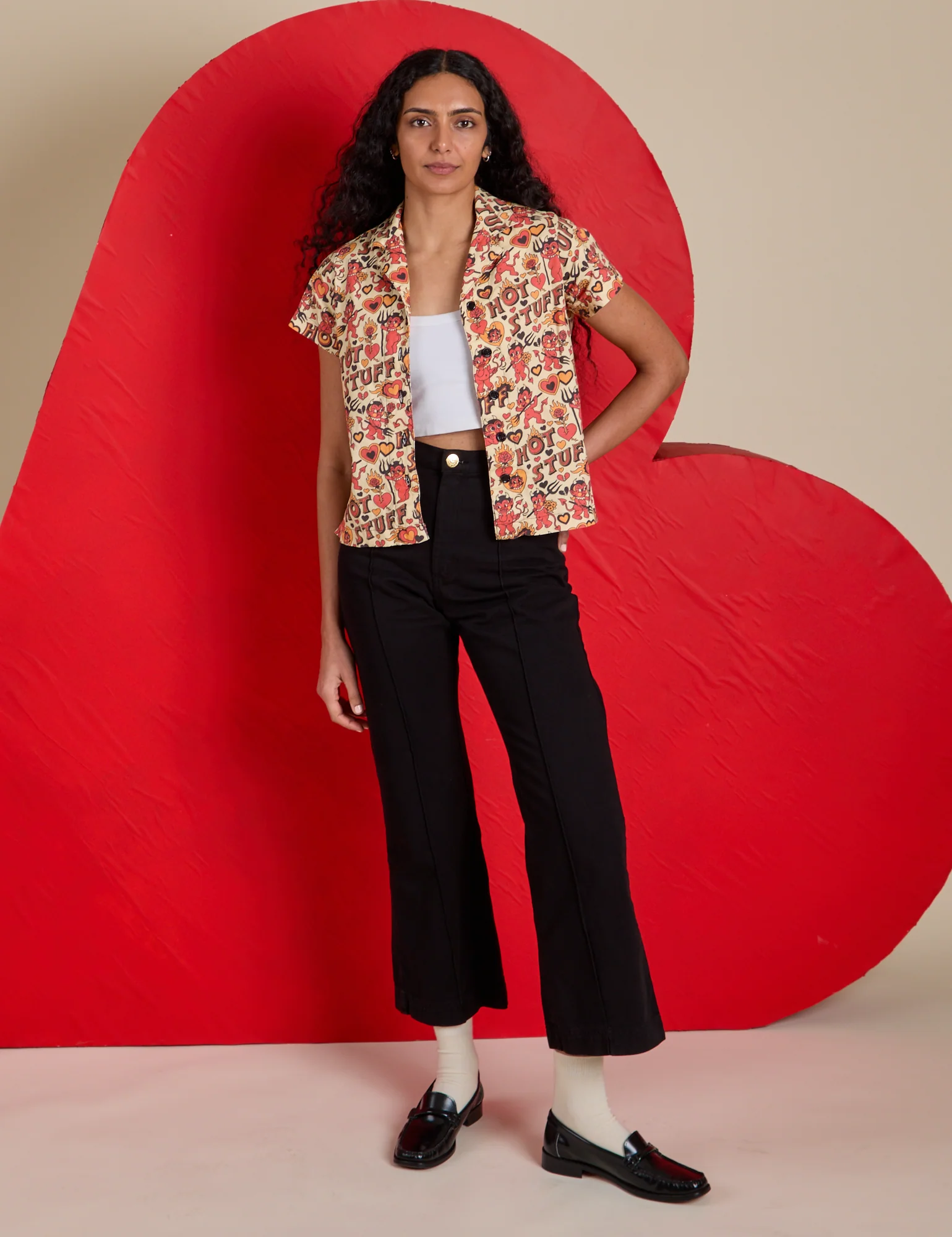 Hot Stuff Print Pantry Button-Up *FINAL SALE* - Image 5