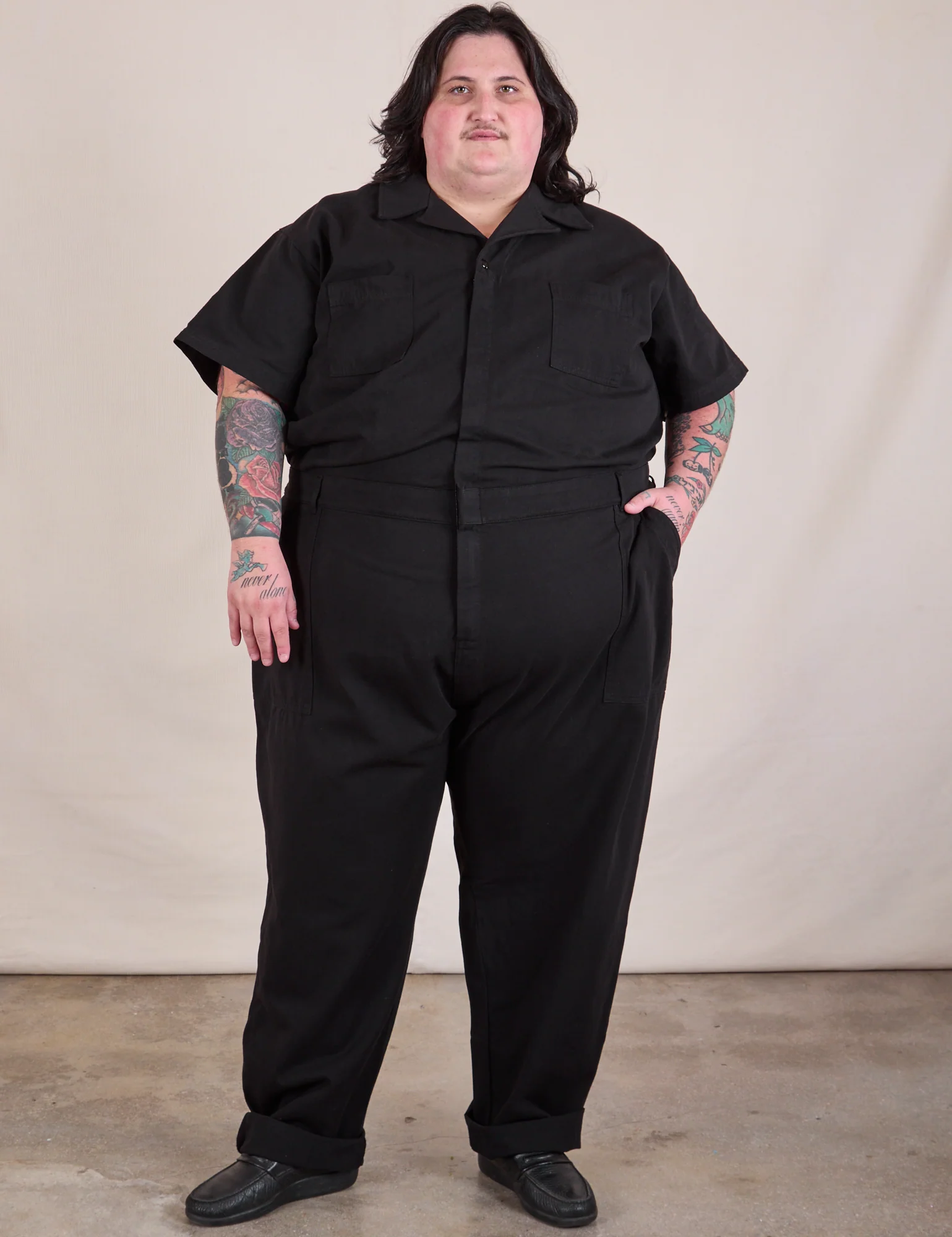 Long Jumpsuit - Basic Black - Image 12