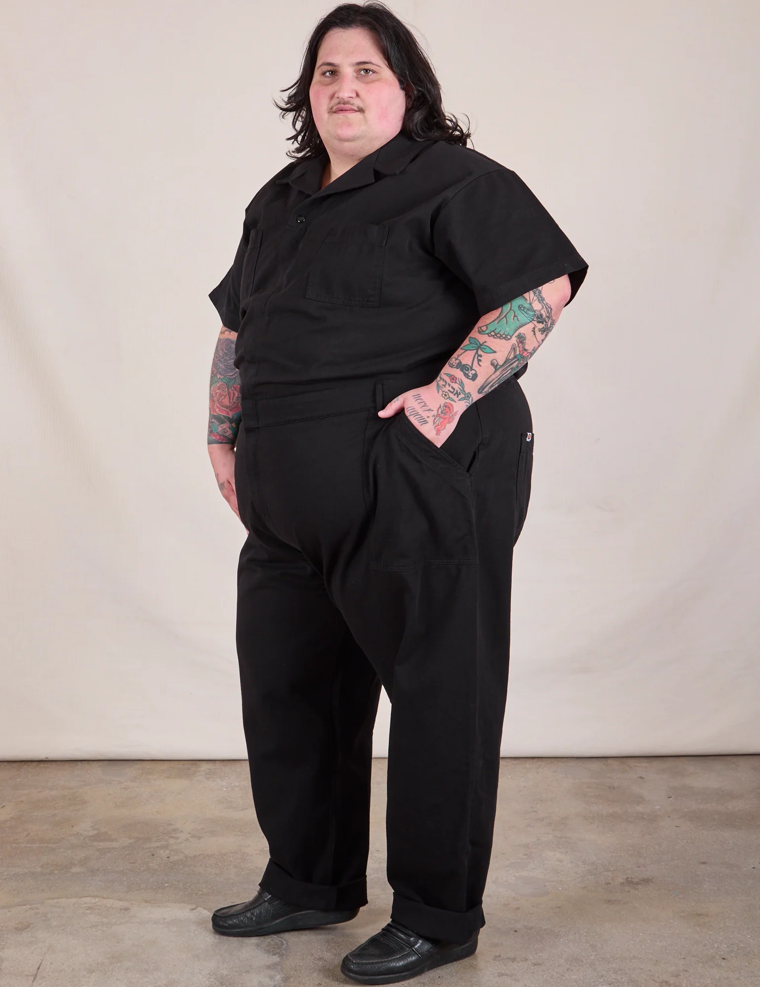 Long Jumpsuit - Basic Black - Image 14
