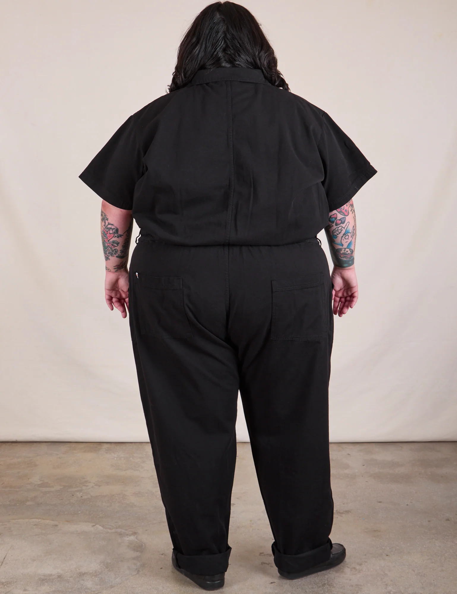 Long Jumpsuit - Basic Black - Image 16