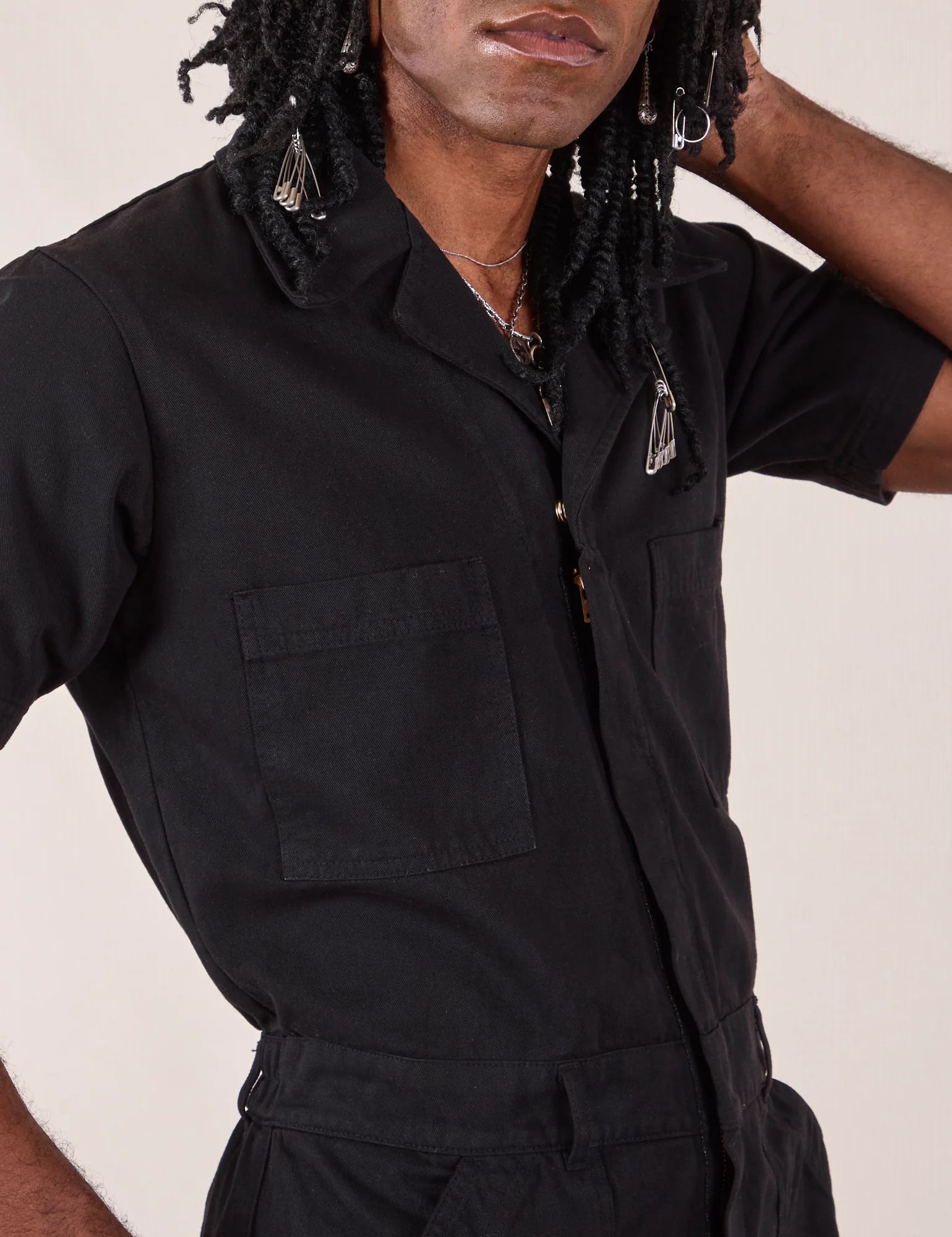 Long Jumpsuit - Basic Black - Image 6