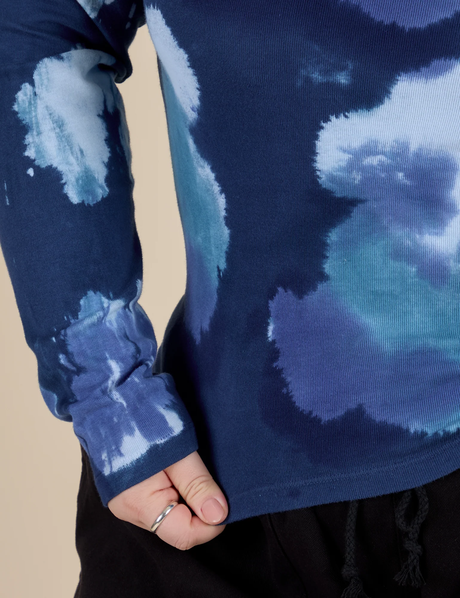 Long Sleeve Baby Tee - Blue Magic Waters - Image 6