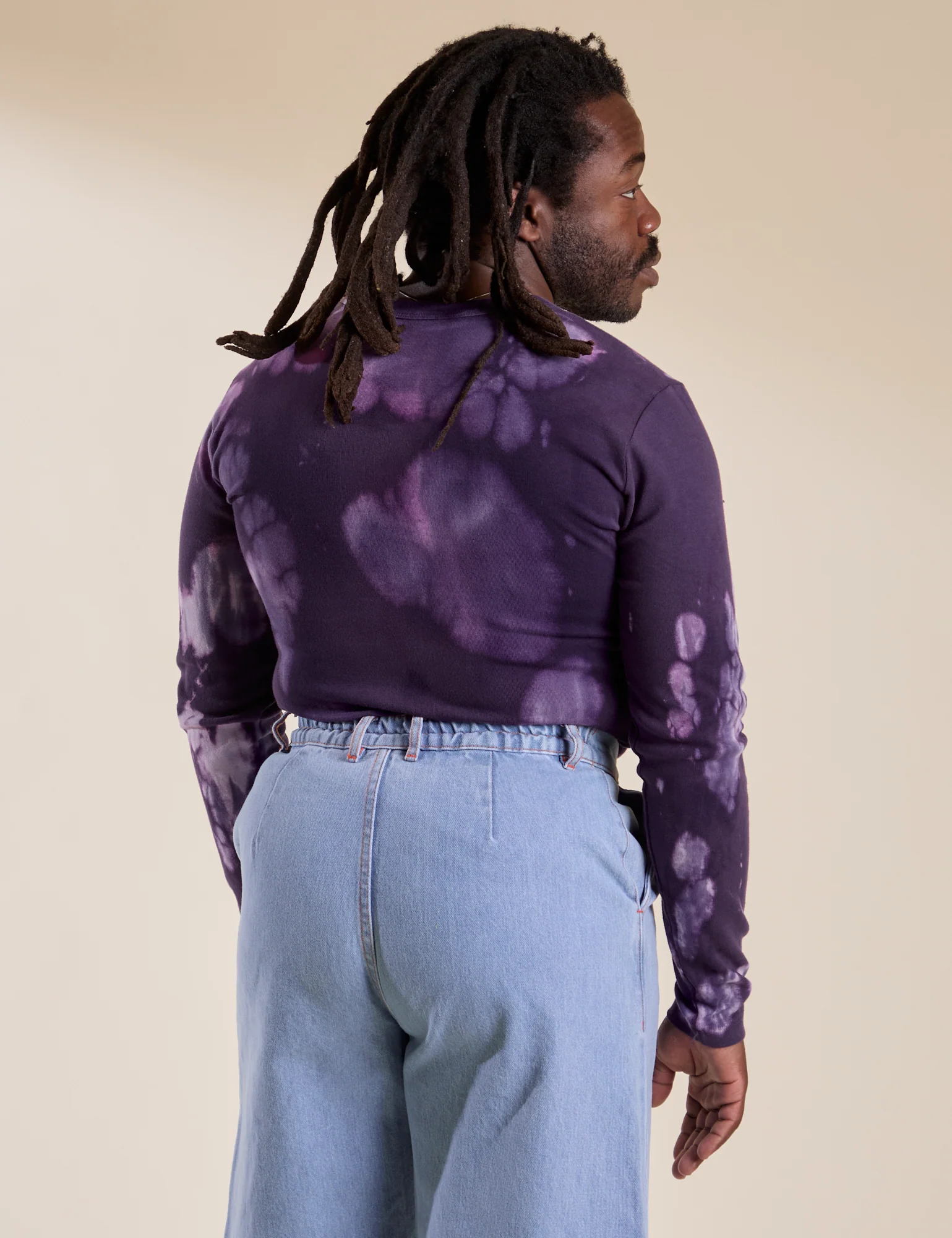 Long Sleeve Baby Tee - Dark Lavender - Image 28
