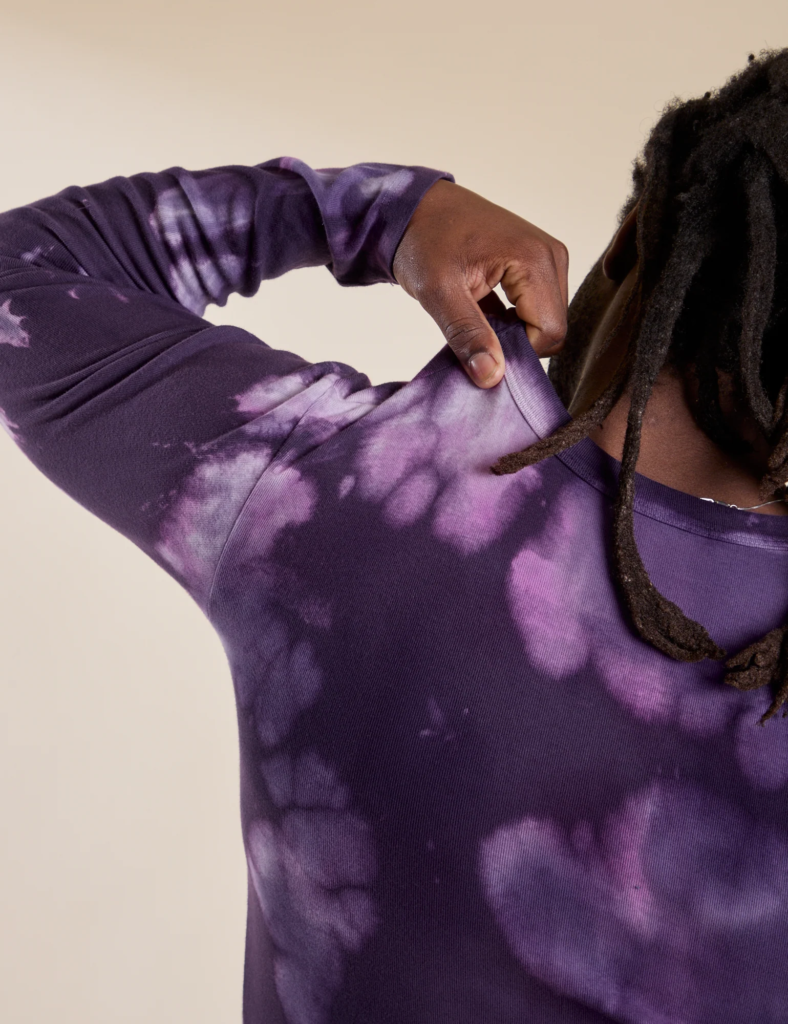 Long Sleeve Baby Tee - Dark Lavender - Image 29