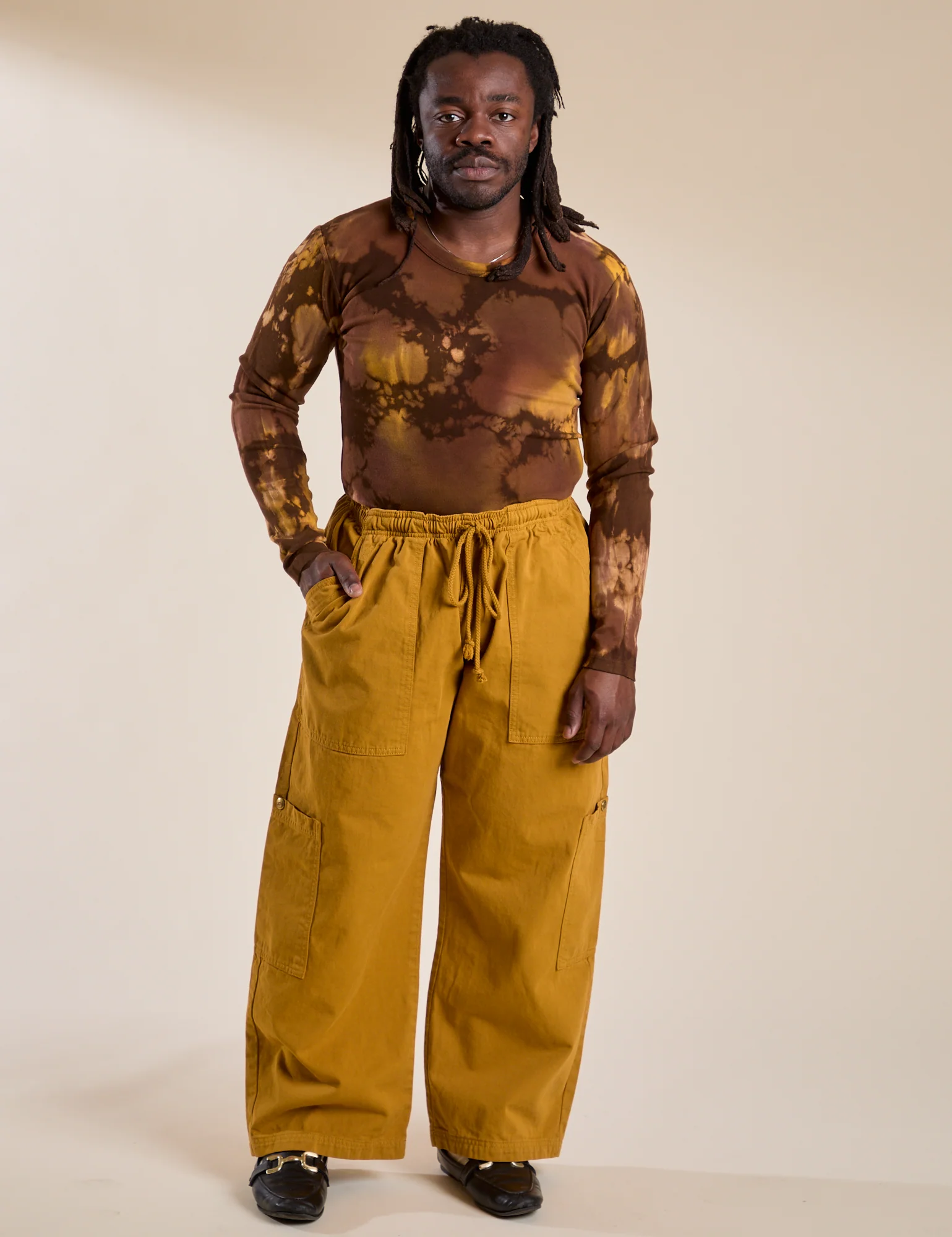 Long Sleeve Baby Tee - Honey Brown - Image 19