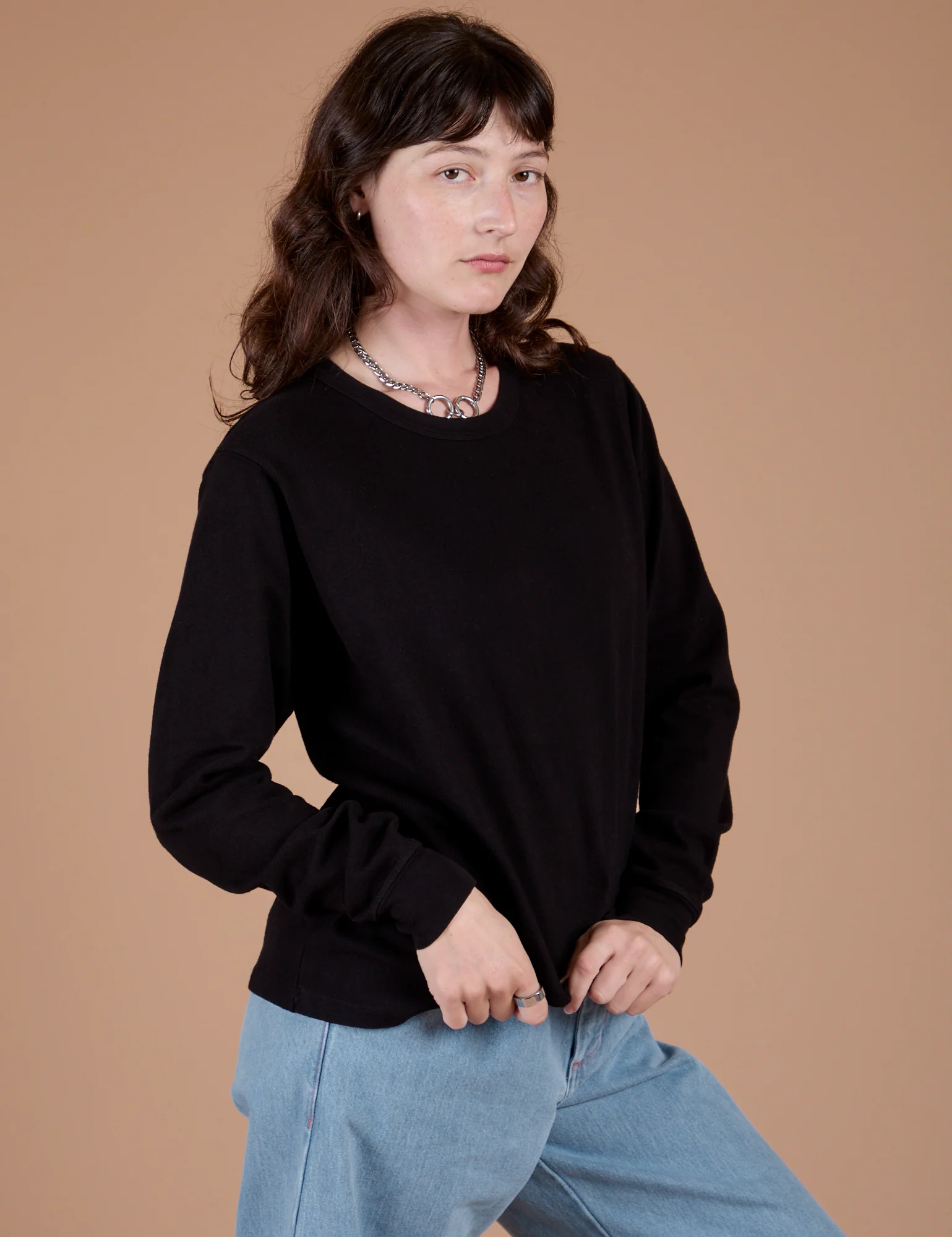 Long Sleeve Burly Tee - Basic Black - Image 20