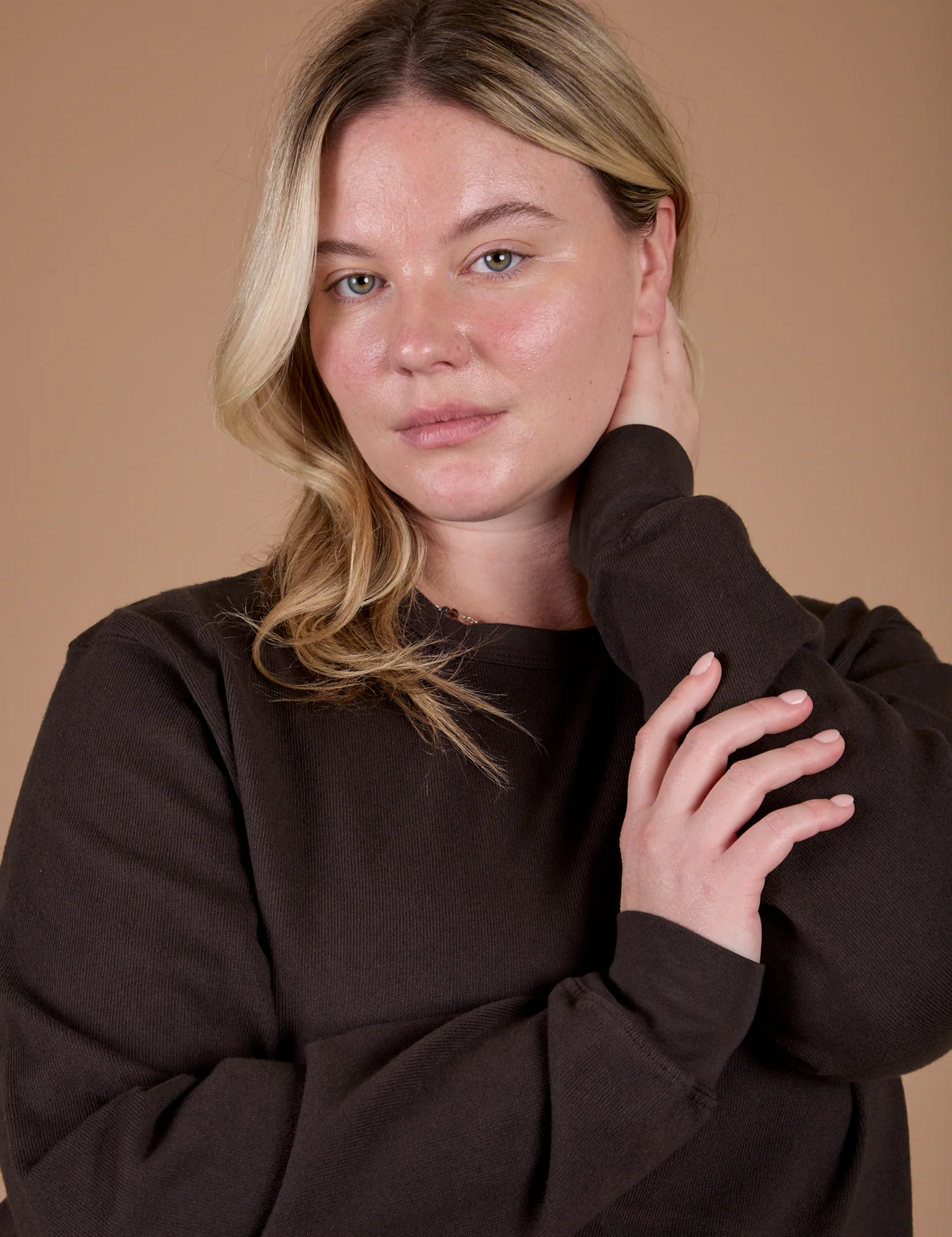 Long Sleeve Burly Tee - Espresso Brown - Image 16