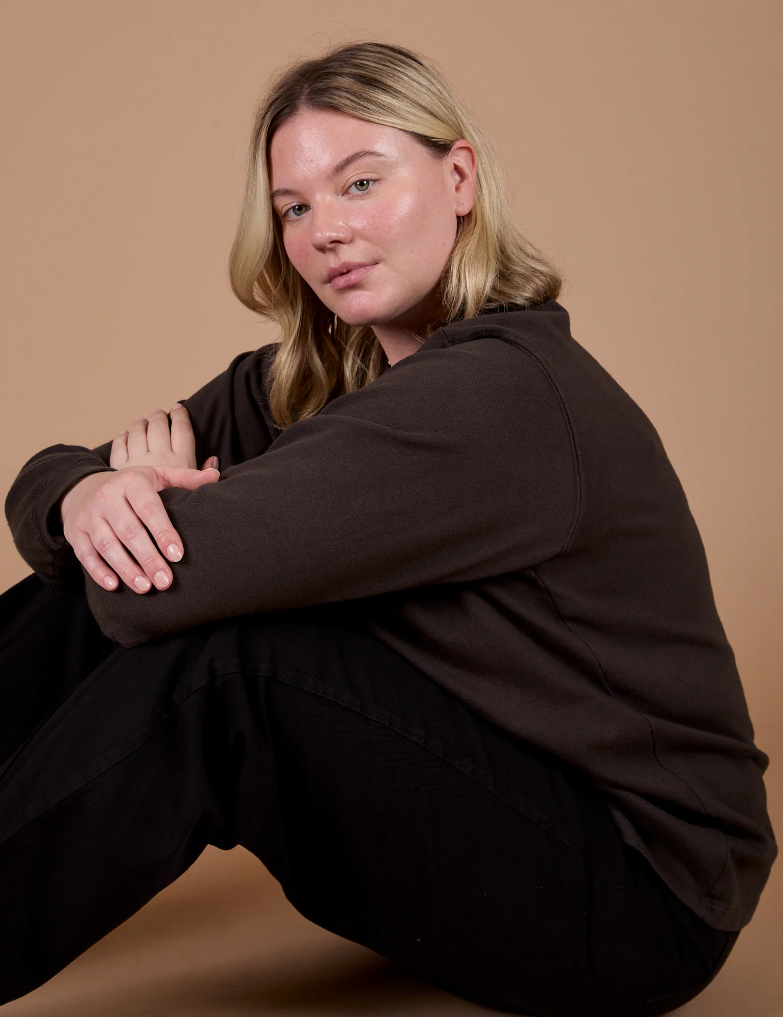 Long Sleeve Burly Tee - Espresso Brown - Image 22